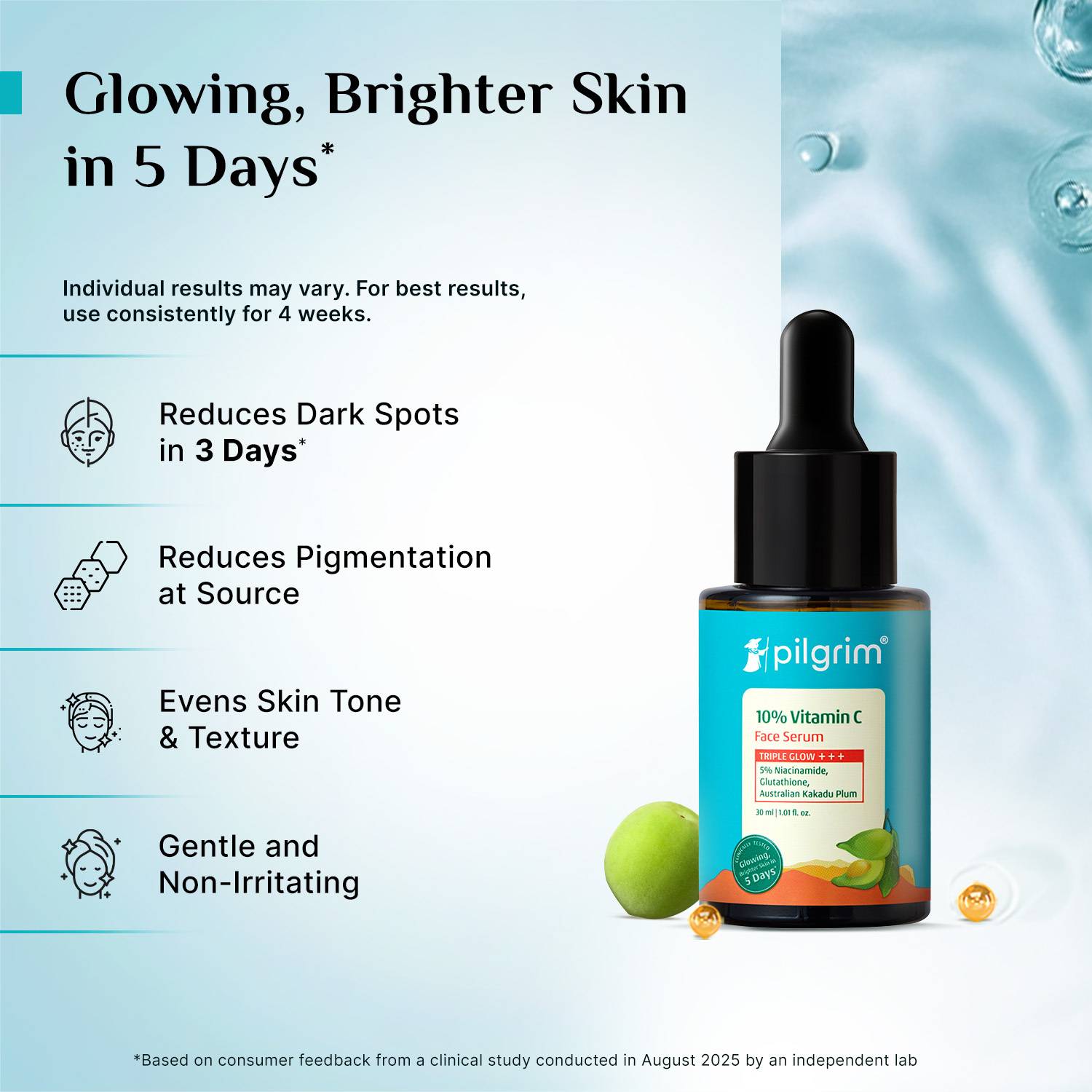 Pilgrim 10% Vitamin C Serum 25/30ml - Image 4