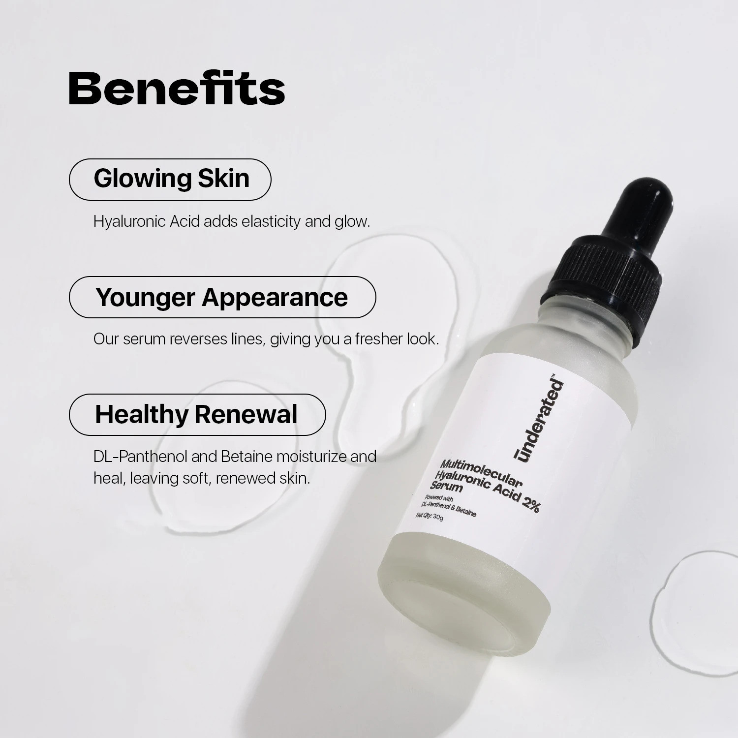 Image of UNDERATED Multimolecular Hyaluronic 2% Acid Face Serum