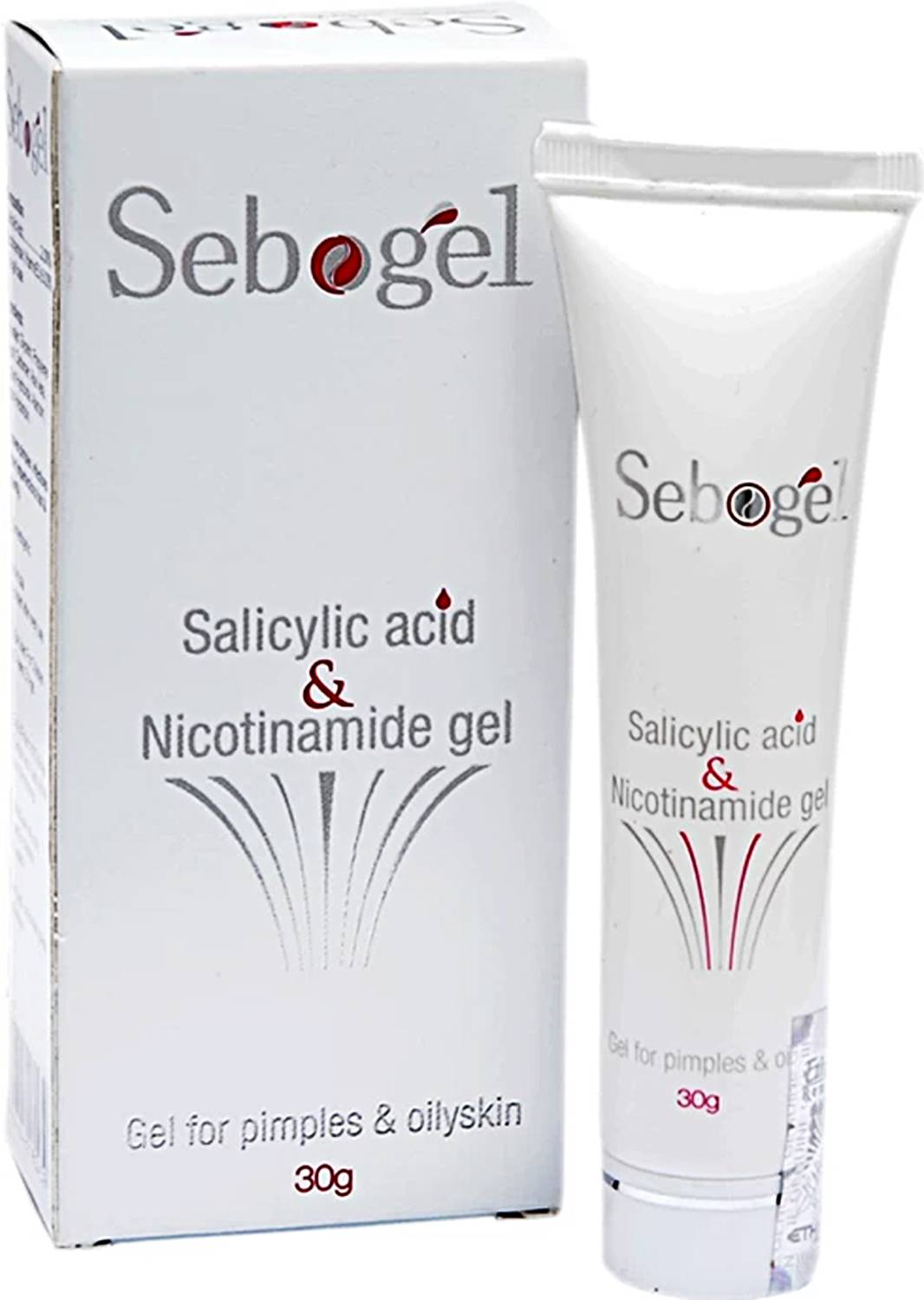 Sebogel Salicylic Acid & Niacinamide Gel, 1 Pack