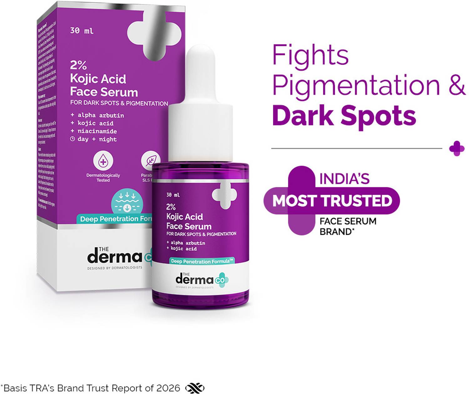 The Derma Co 2% Kojic Acid Face Serum 30ml - Image 1