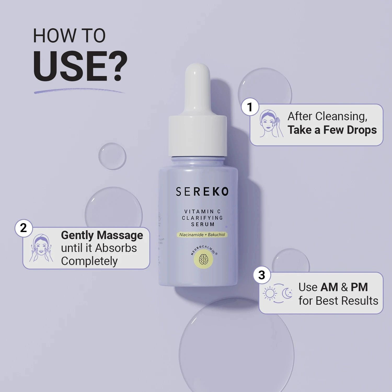 Image of SEREKO 50x Vitamin C Clarifying Face Serum Fades Pigmentation & Dark Spots for Bright Skin
