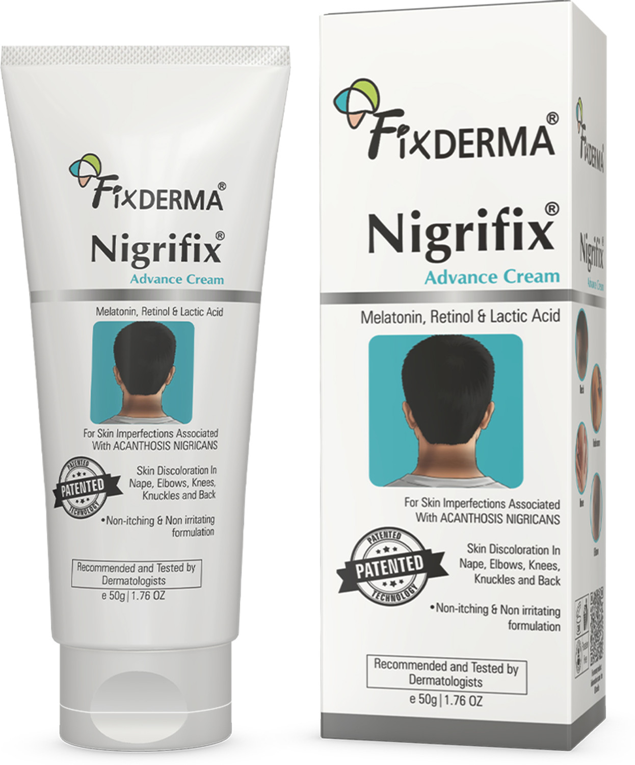Image of Fixderma Nigrifix Advance Cream For Dark Body Parts Neck, Ankles, Armpits, Thighs, Elbows