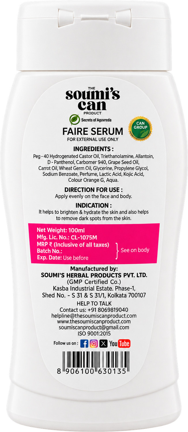 Image of The Soumi's Can Product FAIRE SERUM