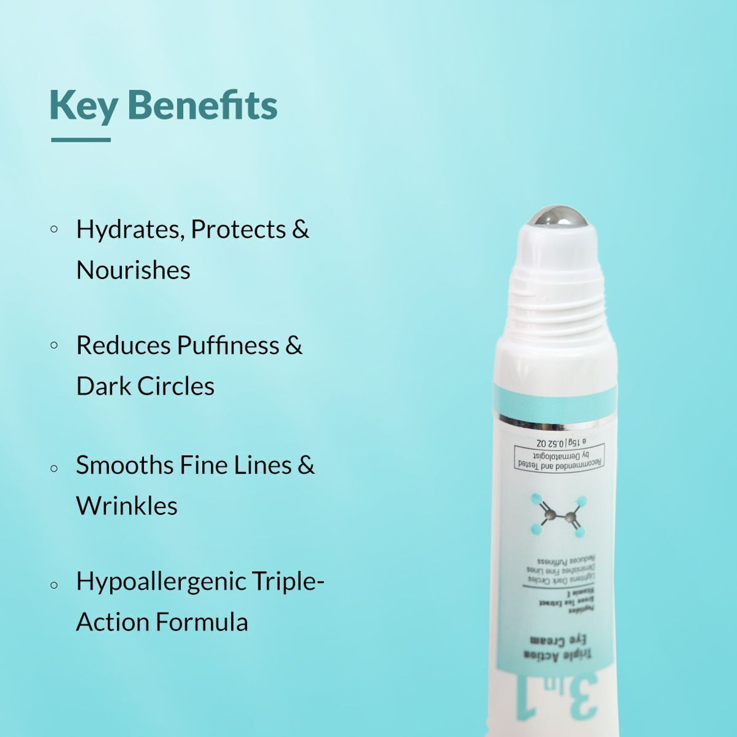 Image of Fixderma Under Eye Cream with Peptides Reduces Dark Circles Puffiness Wrinkles & Fine Line