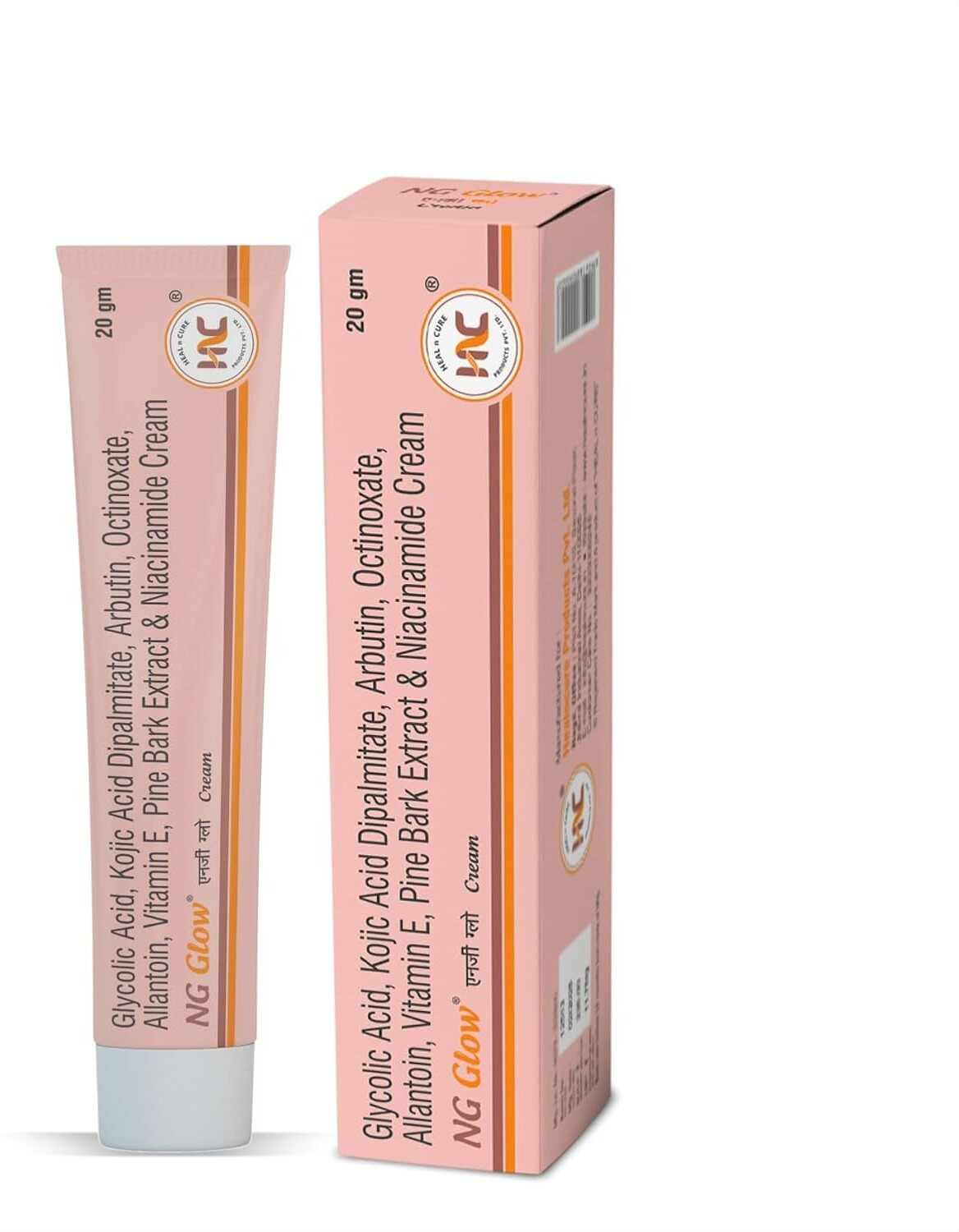 Image of HealNCure NG Glow Brightening Cream, Dark Spot, Pigmentation & Tan Corrector