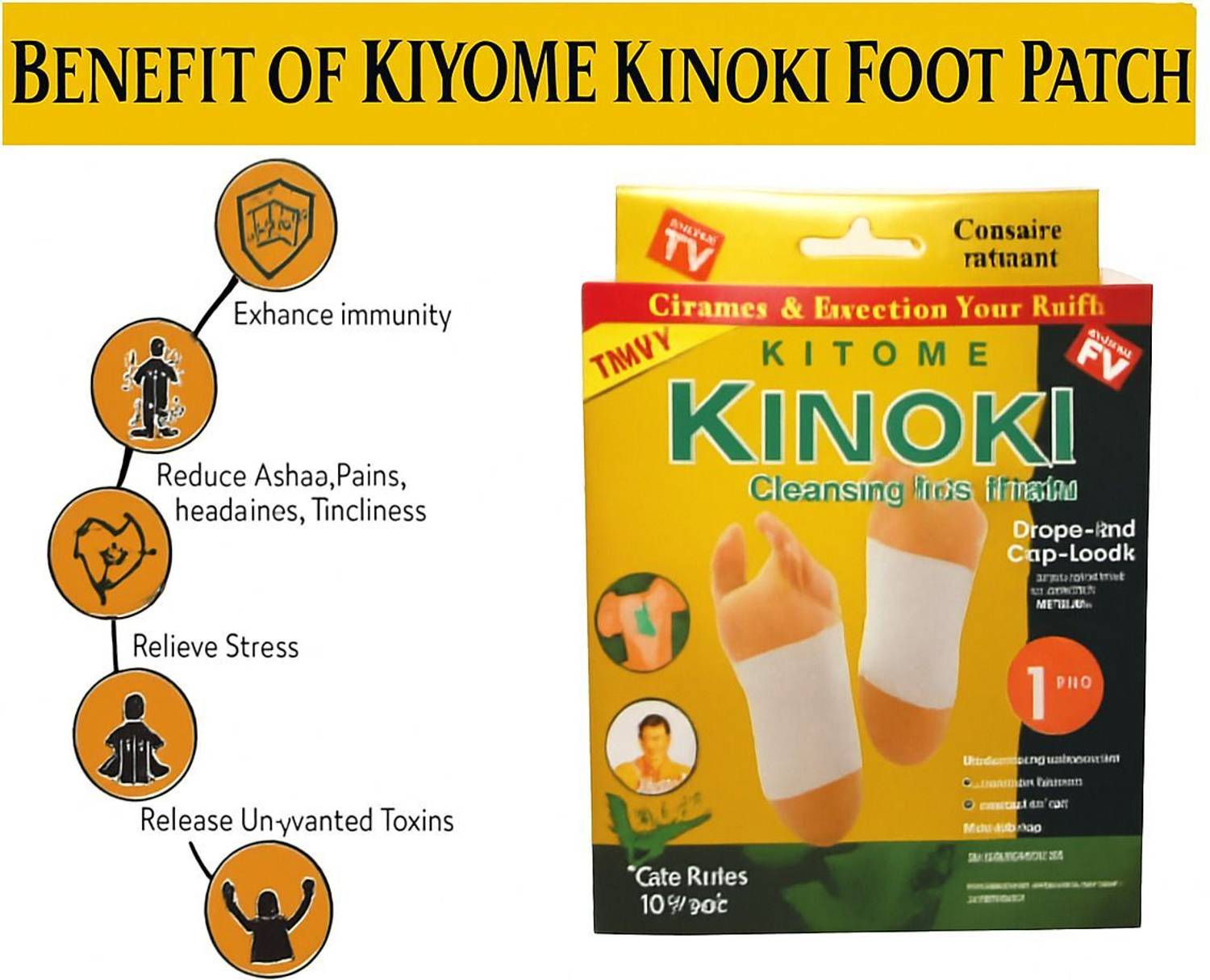 KIYOME KINOKI Foot Patches Pack of 4 - Image 4