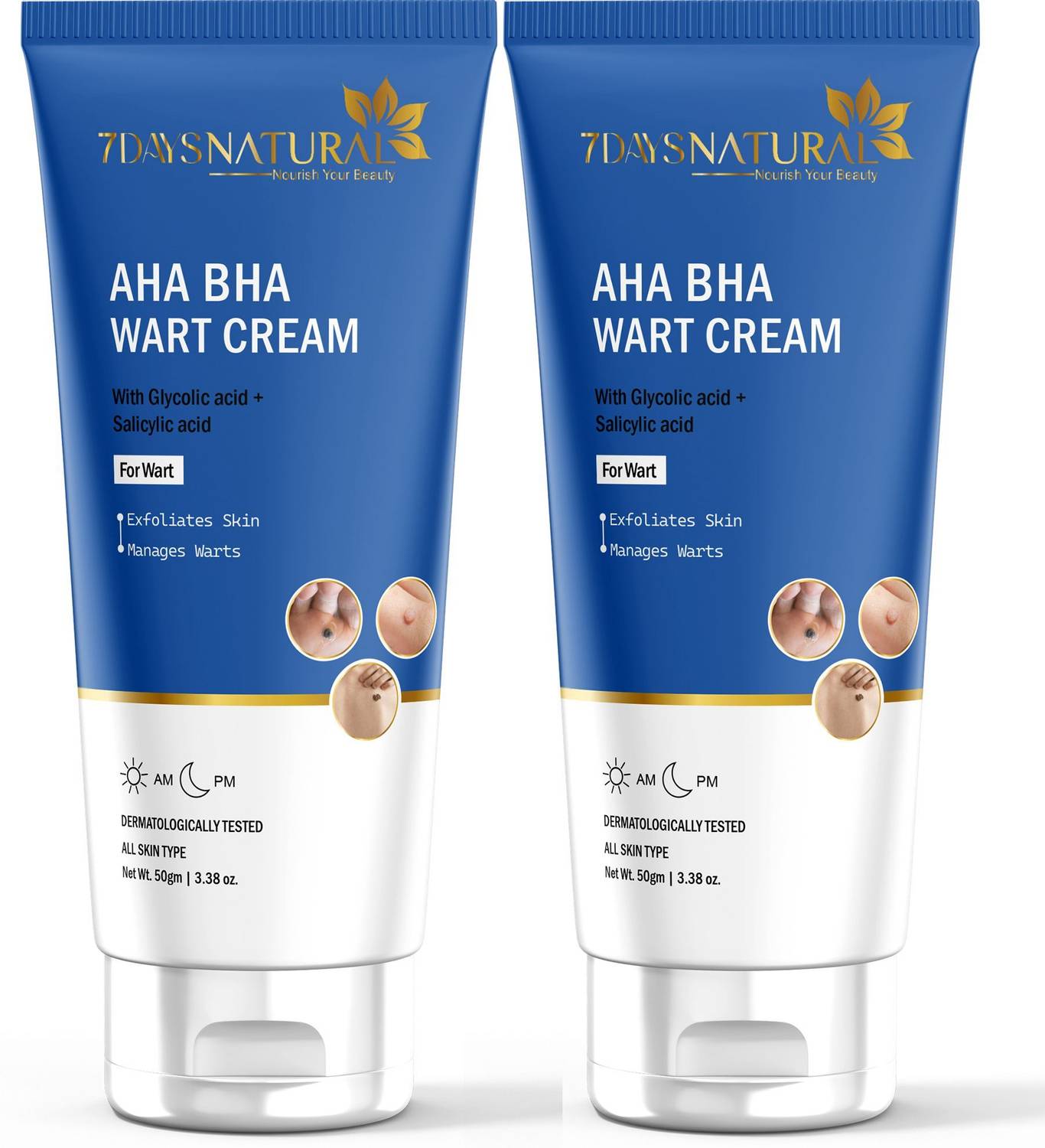 7days natural wart cream wart remover AHA BHA WART CREAM