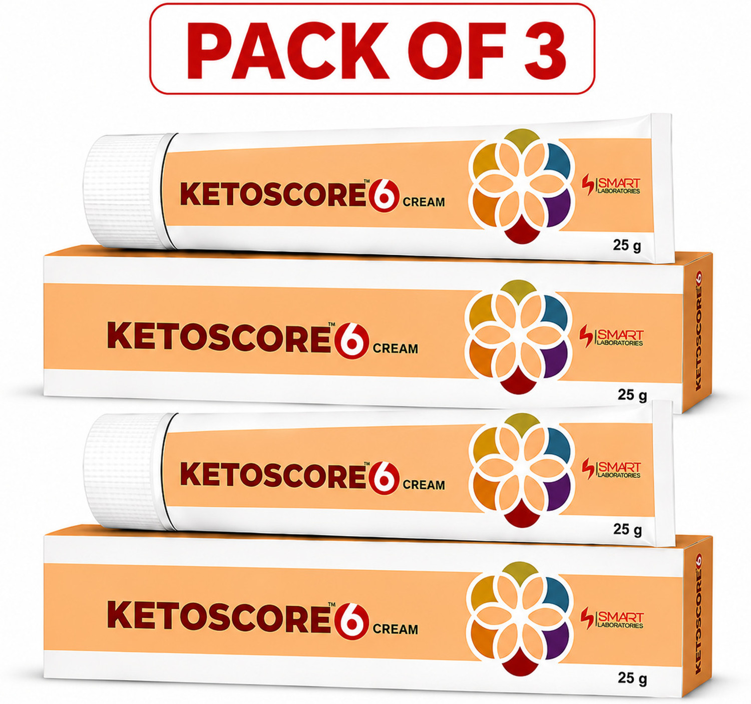 Ketoscore 6 Cream (3X25G)