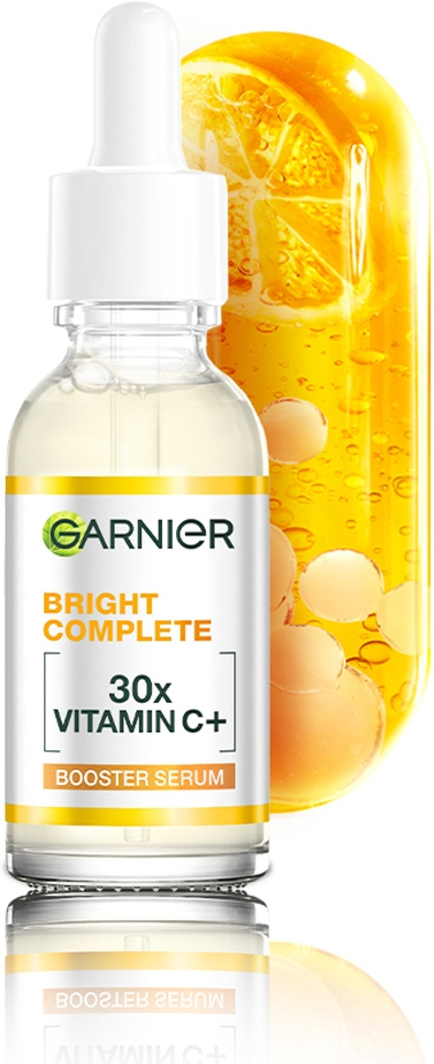 Image of GARNIER Vitamin C + Face Serum for Skin Brightening with 2% Niacinamide & 0.5% BHA