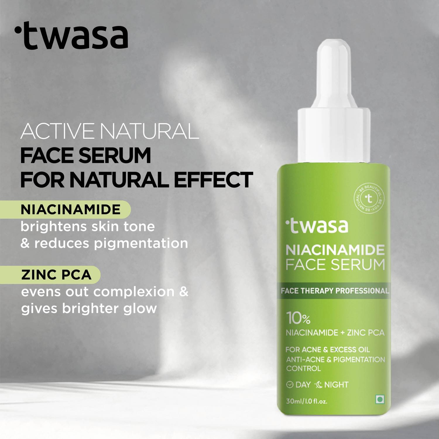 Twasa 10% Niacinamide Face Serum 30ml - Image 3