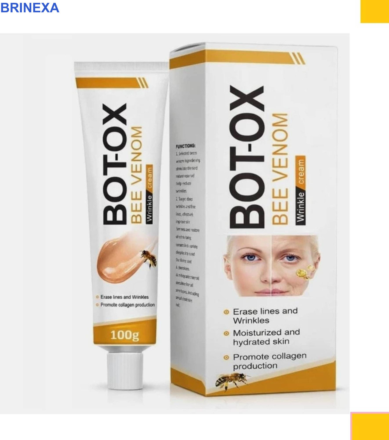 Image of BRINEXA Bee Venom Anti Aging Cream for Face Tightness 134 (100 g)