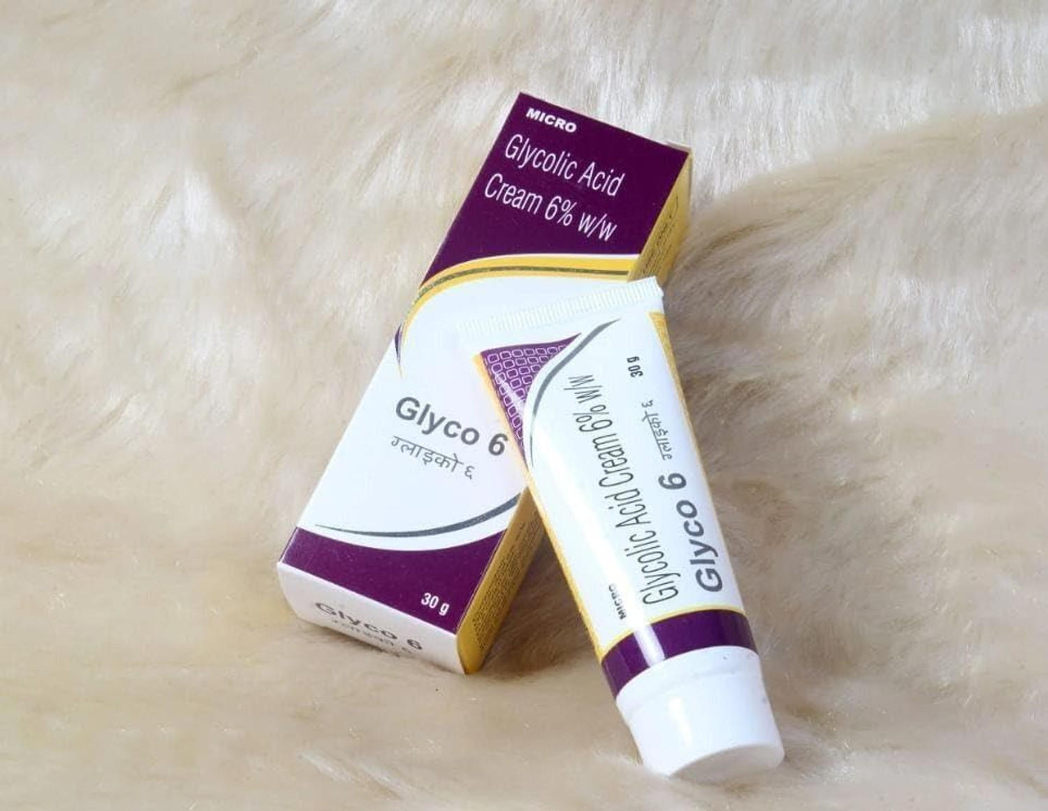 Image of glyco-6 6 Cream - Advanced Glycolic Acid Formula for Skin Rejuvenation (30g) - Single Pack