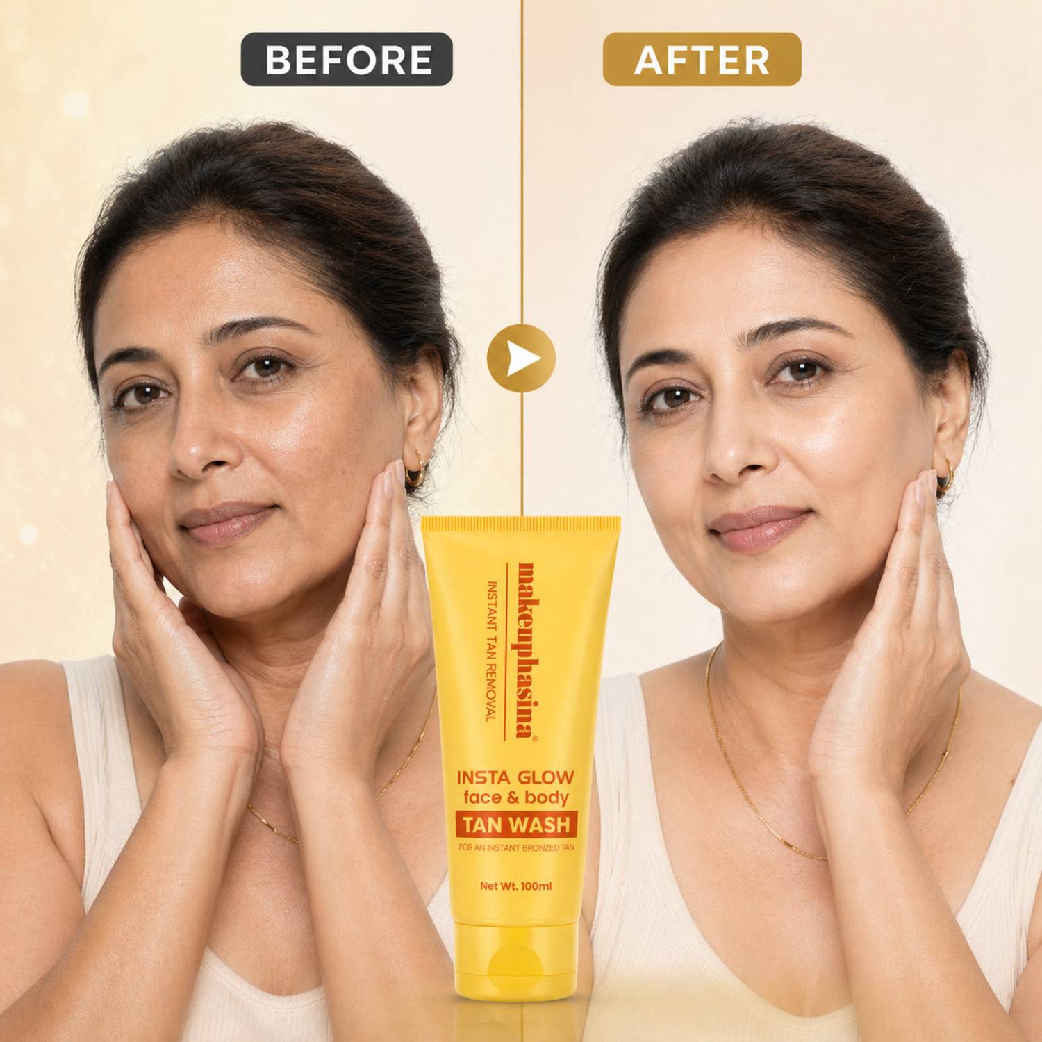 Makeup Hasina Face & Body Tan Removal Wash - Image 2
