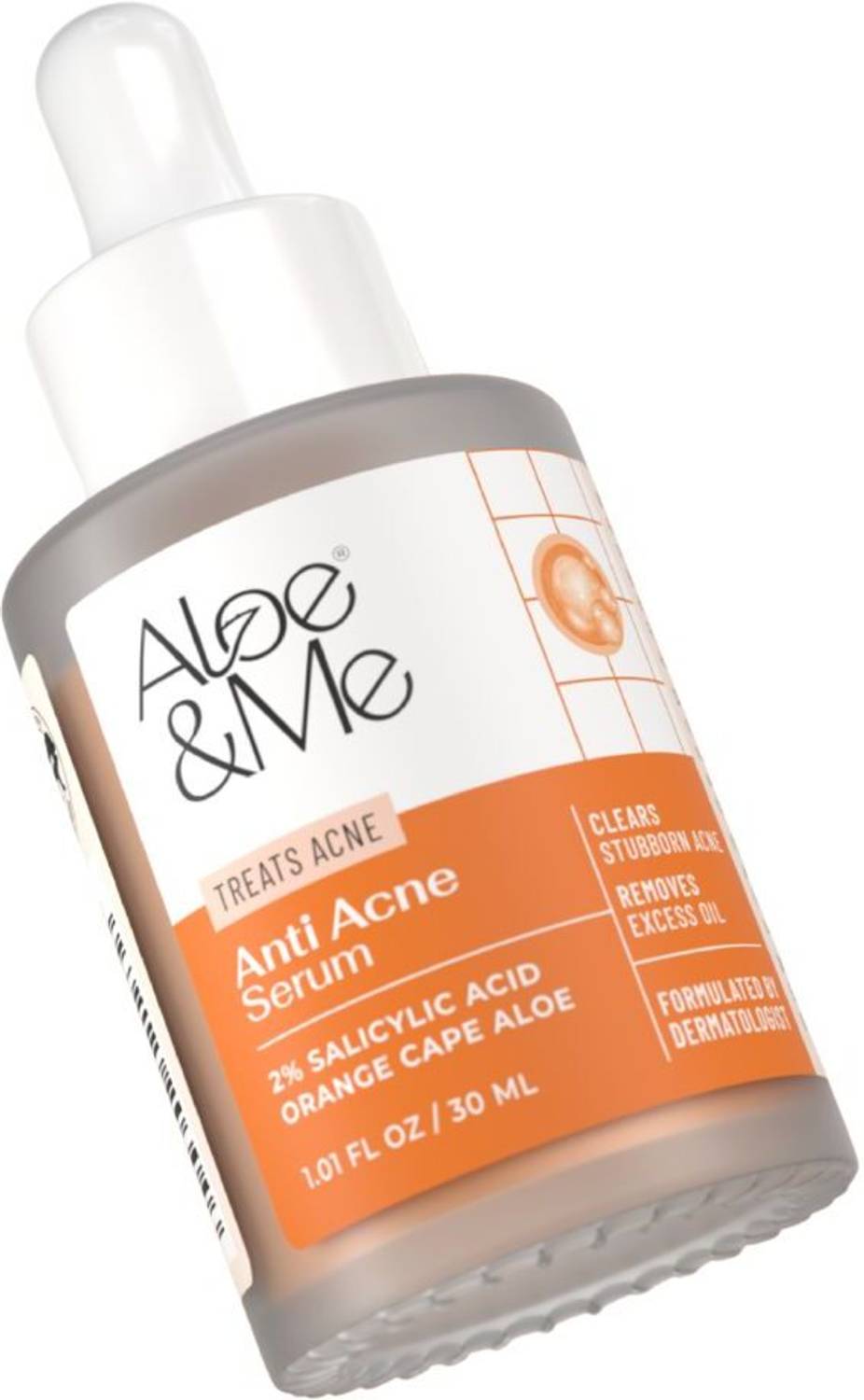 aloe&me 2% Salicylic Acid Face Serum for Acne, Blackheads and Open Pores