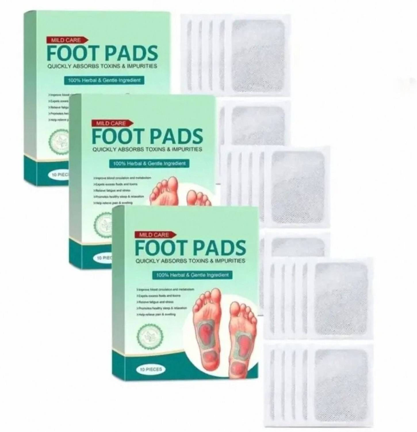 bontela Foot Pads | Foot Pads Pain Relief | Belly Fat Reduction Aid For Gentle Overnight Plaster & Patch
