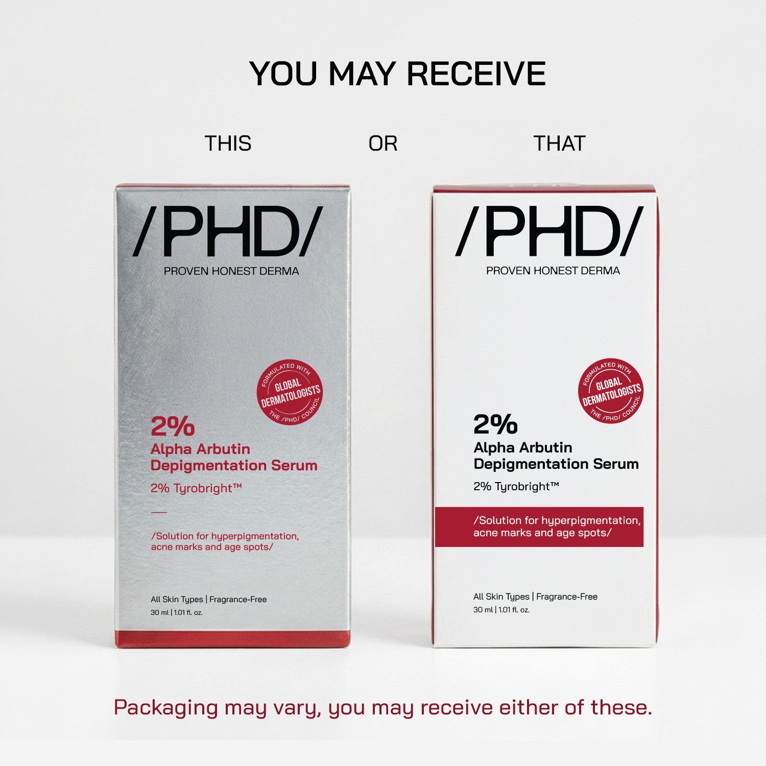 Image of Proven Honest Derma /PHD / 2% Alpha Arbutin Depigmentation Serum with 2% Tyrobright