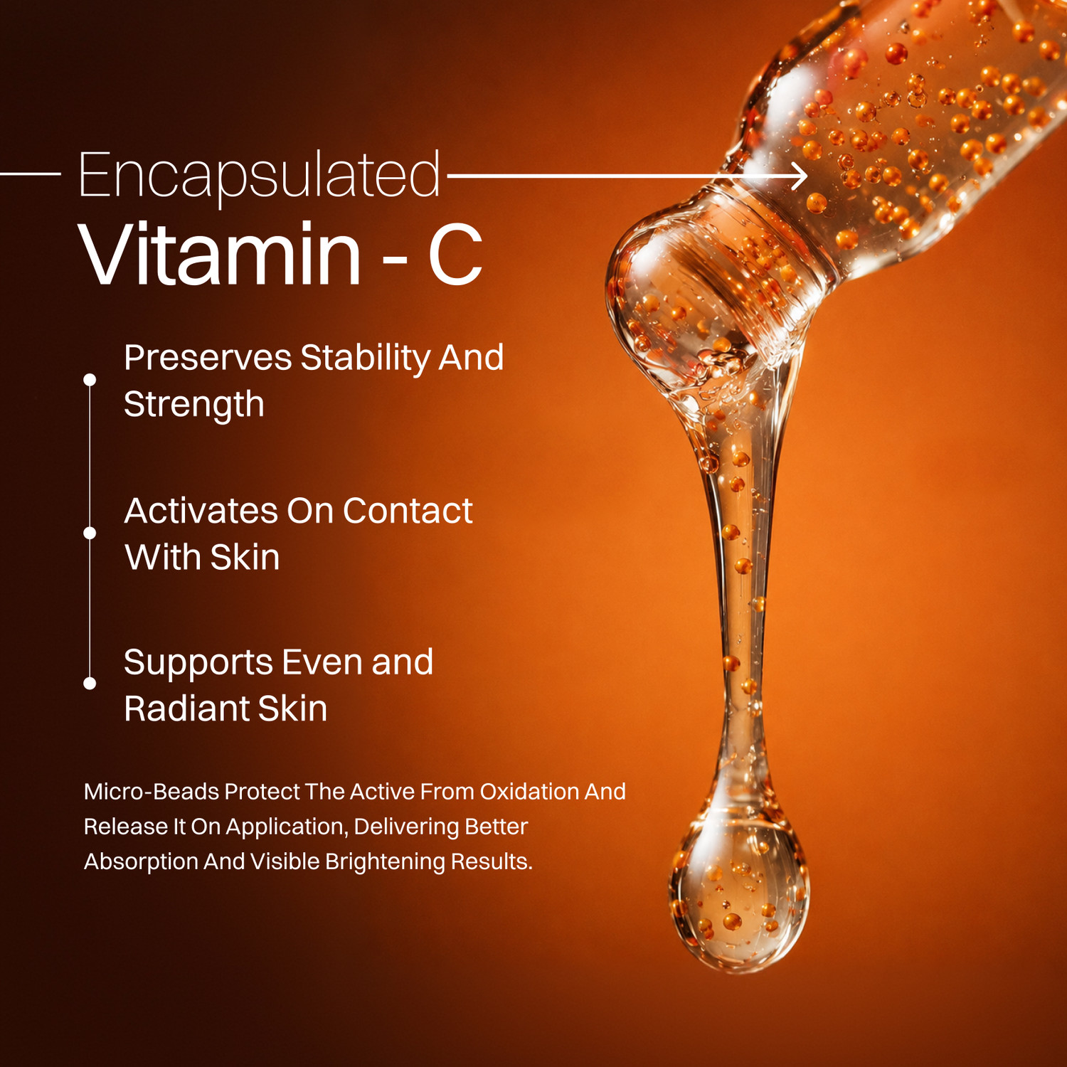 Image of Molecular Company ENCAPSULATED 10% Vitamin C Face Serum with 1% B5 & 0.5% HPPA