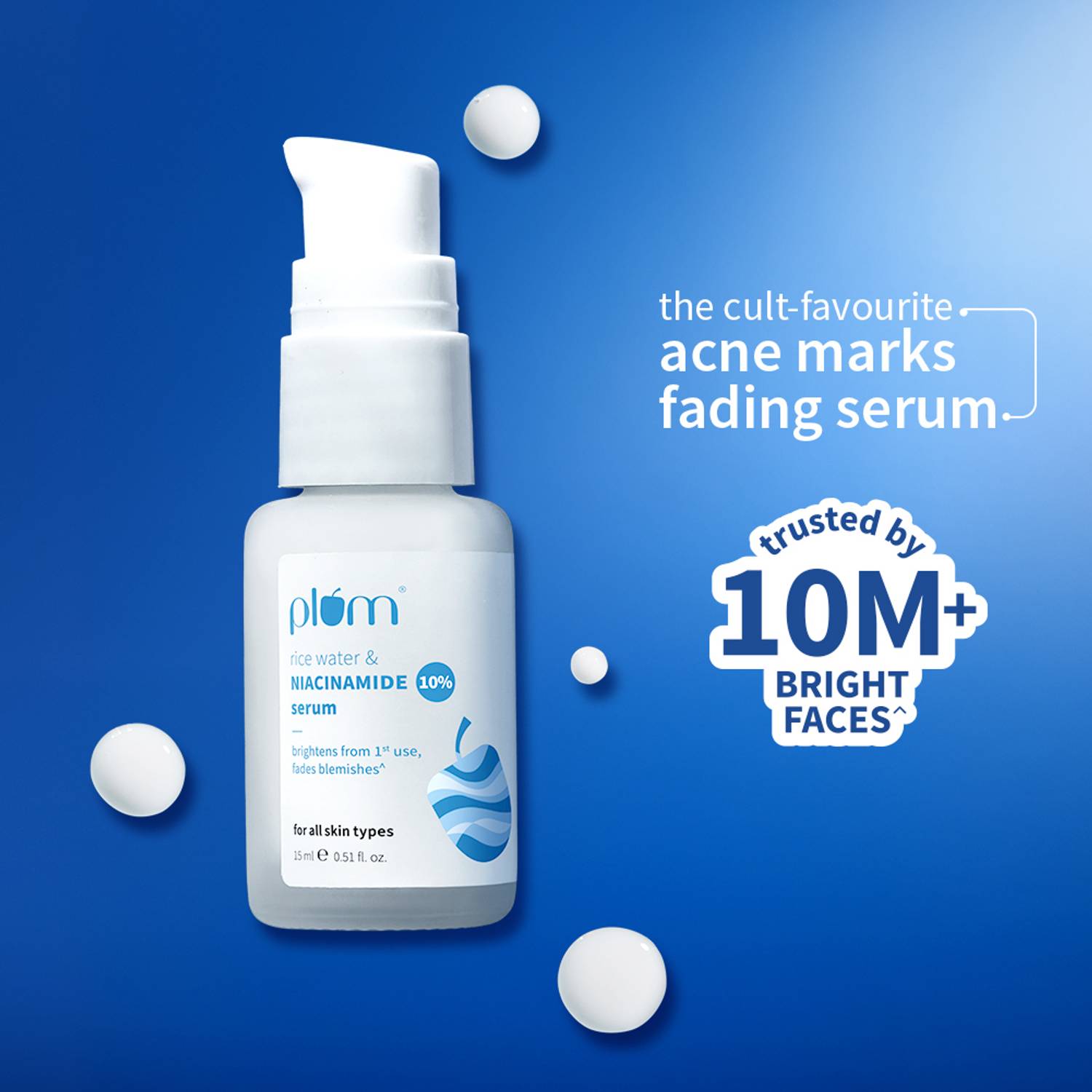Plum 10% Niacinamide Brightening Serum with Rice Water - Image 2