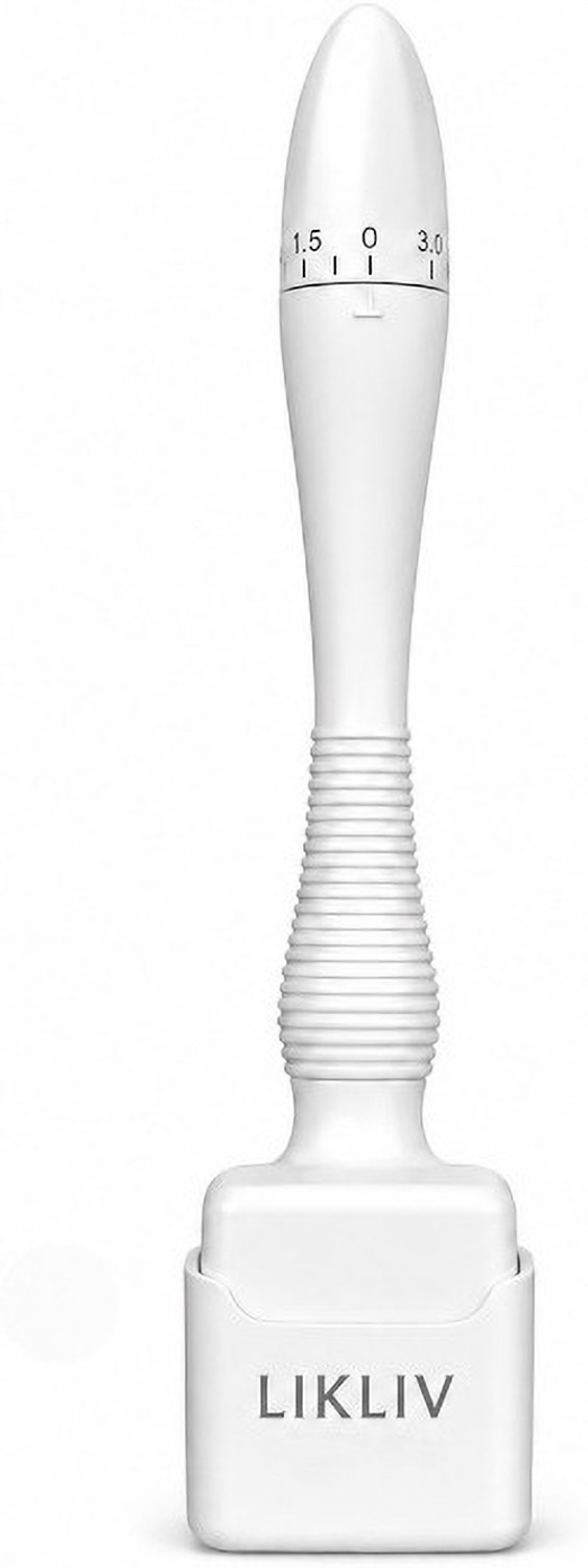 Image of LIKLIV Advance adjustable Derma Stamp 0~3mm 140 Microneedles- for Beard growth, Skin care & Hair