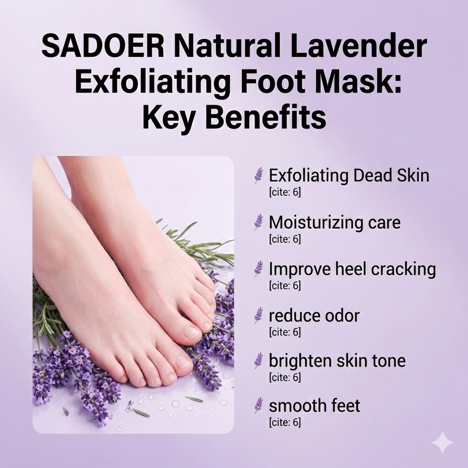 Image of G LOOK Foot Peel Mask Socks for Deep Cleaning & Dead Skin Removal