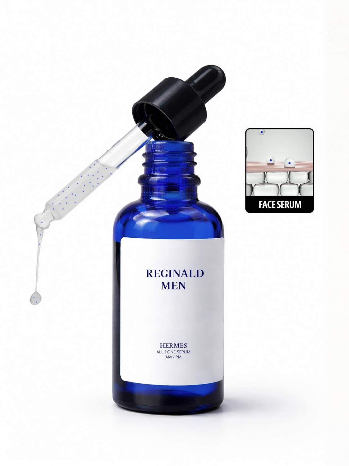 Reginald Men Hermes All in One Face Serum with 15 Actives| Fast Absorbing & Non-Sticky - Image 1