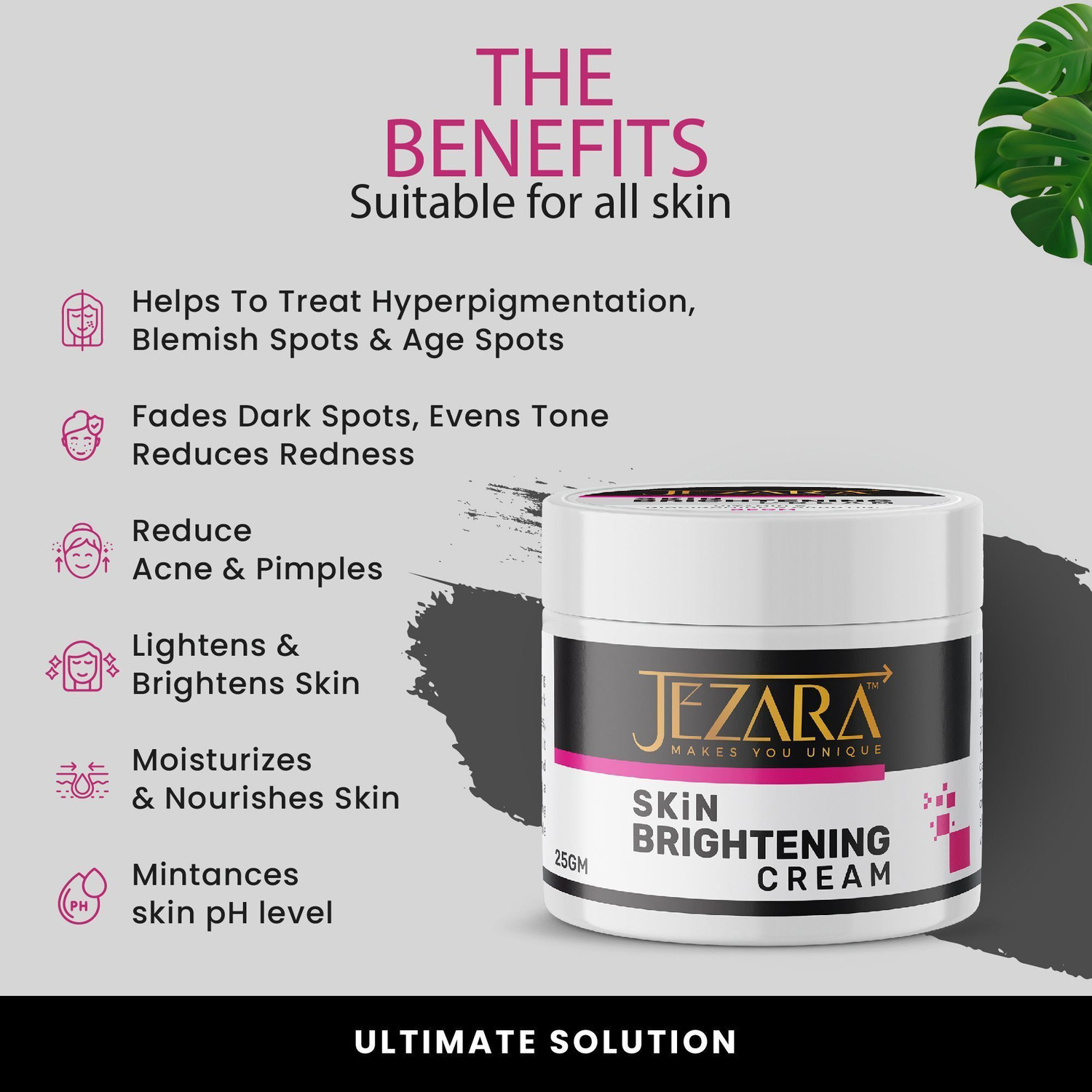 Image of JEZARA 3 Pcs Skin Care Combo | UV Protection & Brightening Day & Night Cream + 10 Days Trial | Niacinamide & Vitamin C | Radiant Skin