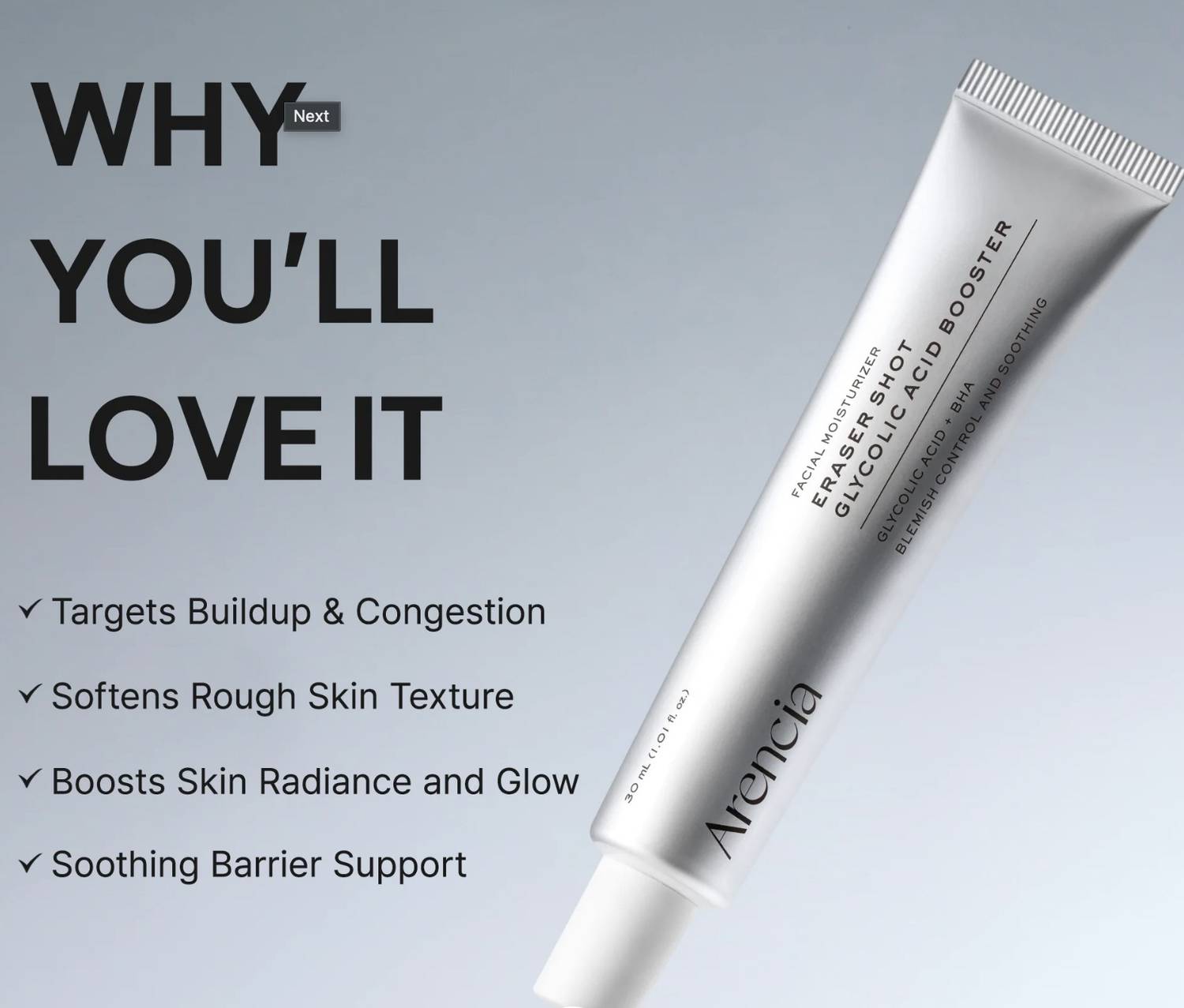 Arencia Exfoliating Eraser Shot Serum - Image 3