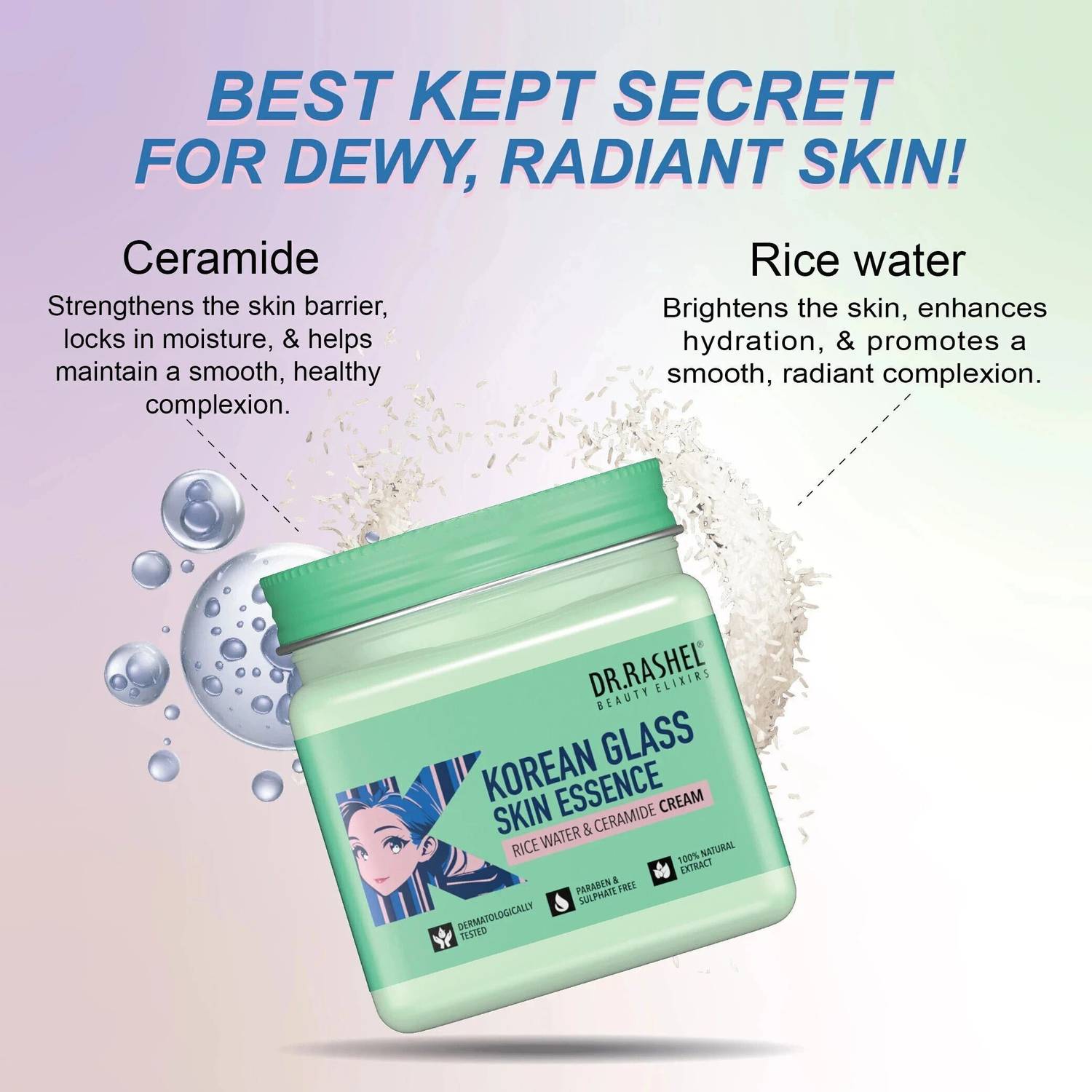 DR.RASHEL Korean Glass Skin Essence Cream - Image 2