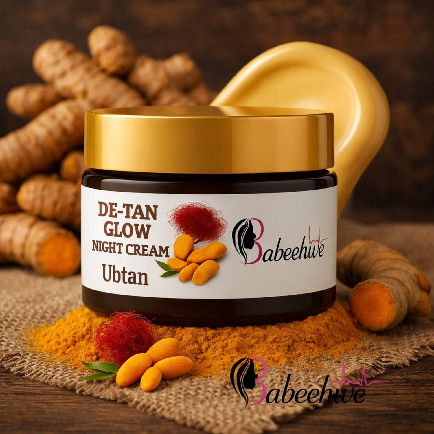 Babeehive Ubtan d tan glow night and day hd face cream