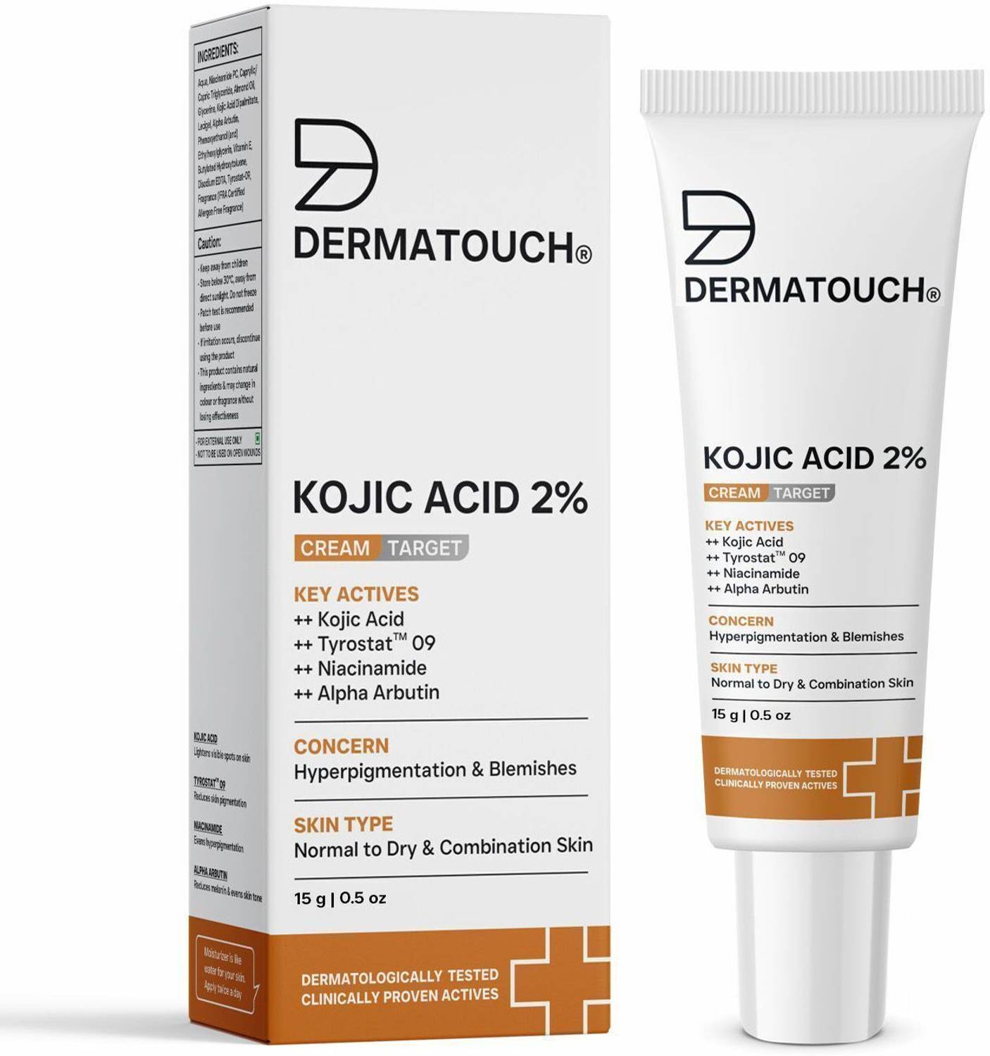 Dermatouch Kojic Acid 2% Cream 15g - Image 1