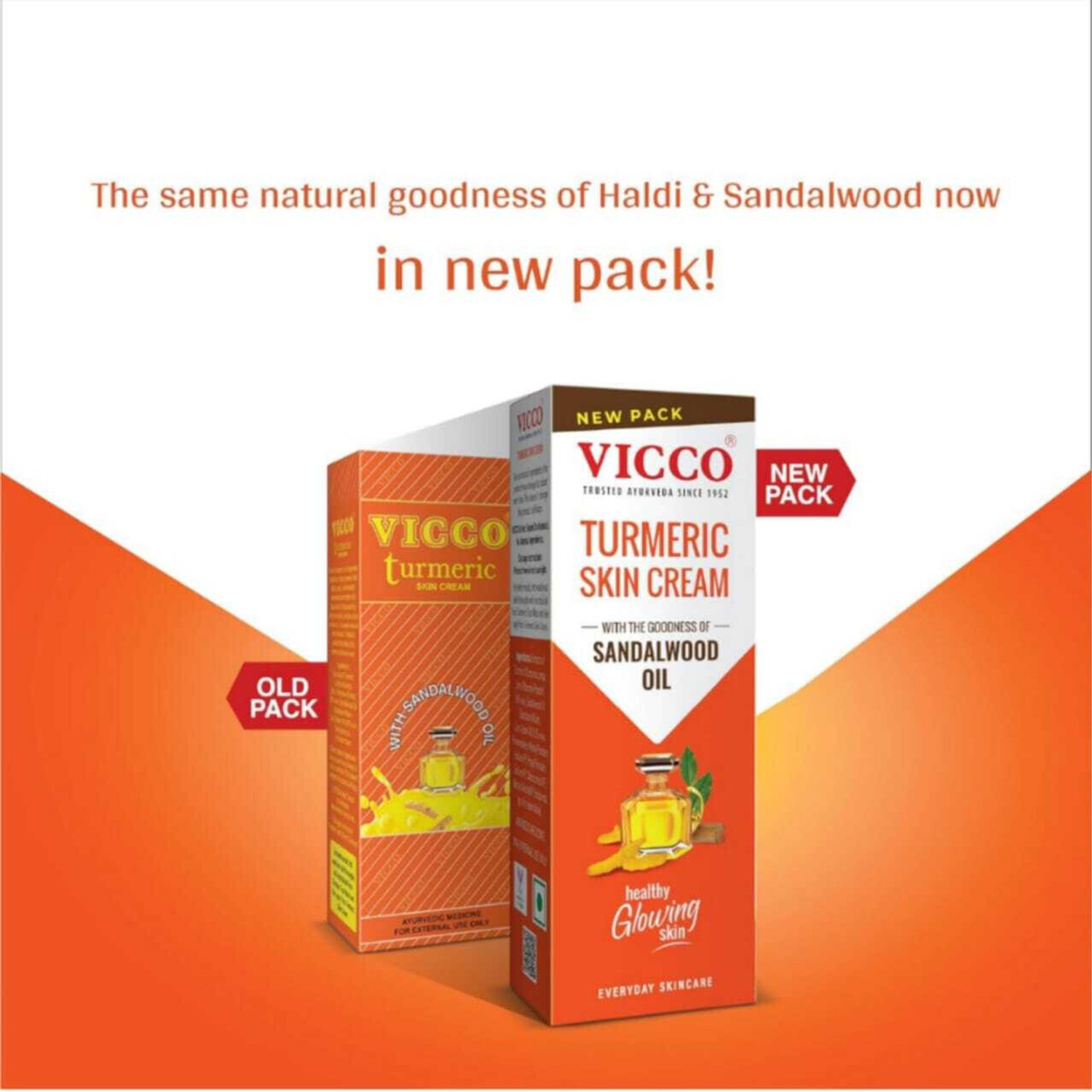 Image of VICCO Vicco Sandalwood Cream 50gm 2pc