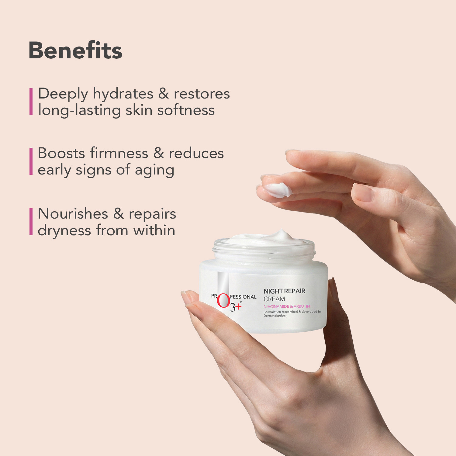 Image of O3+ Night Repair Anti-Ageing Night Cream for Women & Men