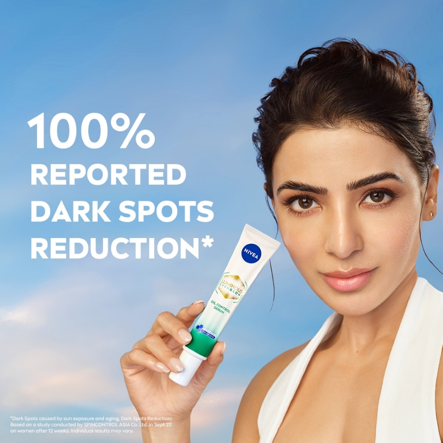 Image of NIVEA Luminous Oil Control Serum for Women, Salicylic, Hyaluronic Acid, Thiamidol