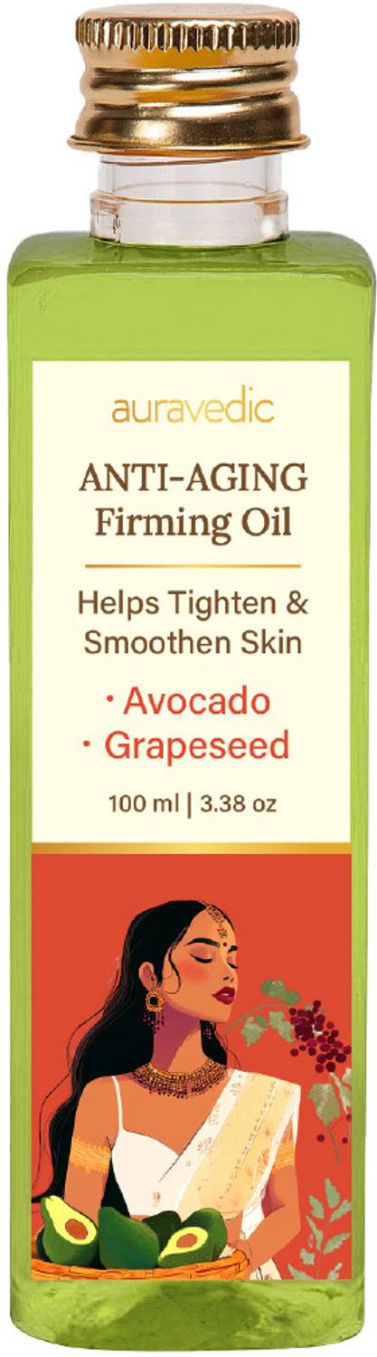 AURAVEDIC Firming Avocado Grape seed Age Repair oil, Protects & Brightens Skin, Dimishes Age Spots & Visibly Firms Skin
