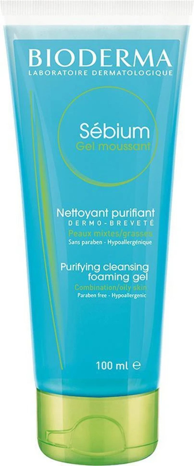 Image of BIODERMA Sebium Gel Moussant Purifying Cleansing Foaming Gel Combination To Oily Skin Face Wash