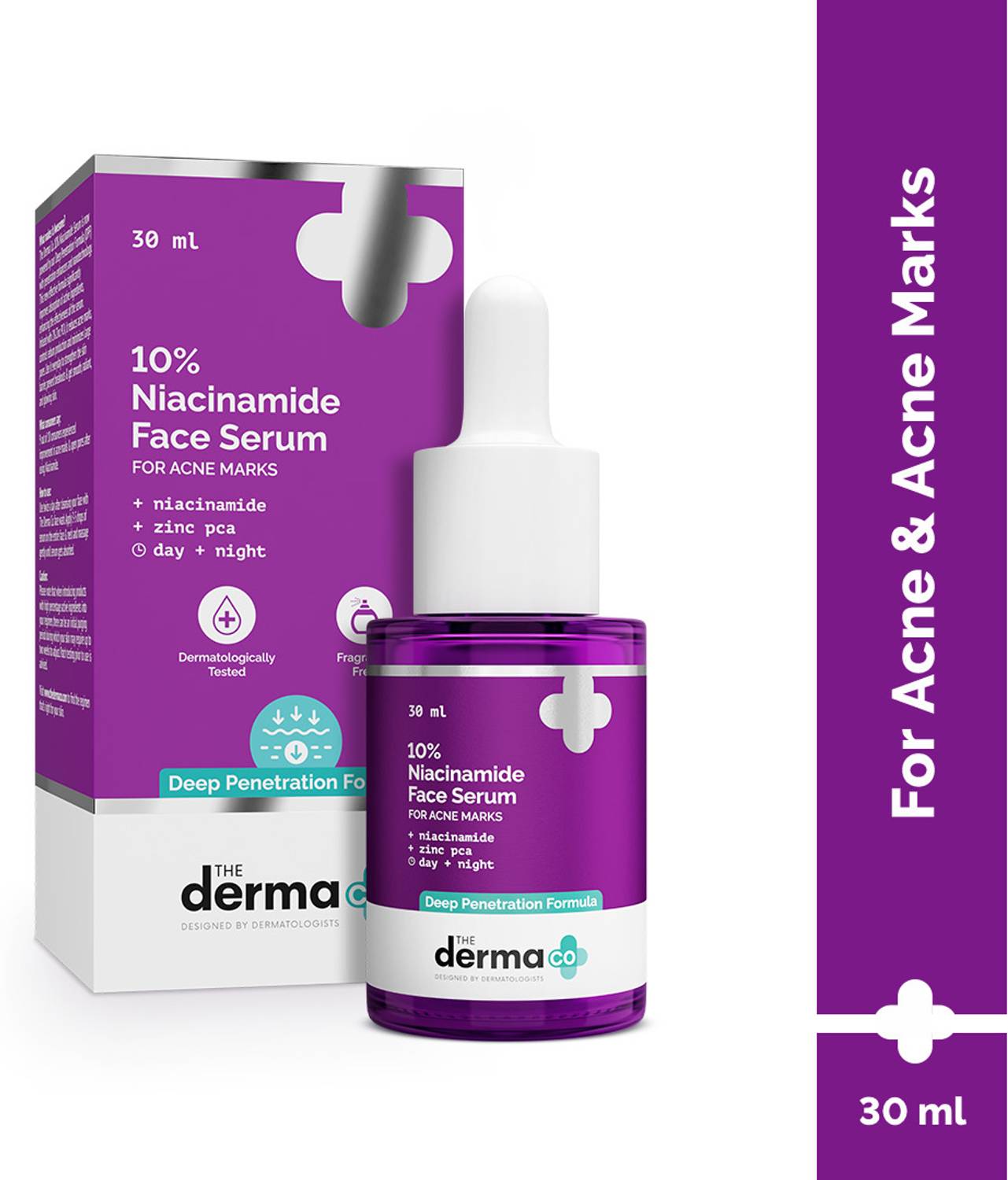 The Derma Co 10% Niacinamide 2% Zinc Face Serum 30ml