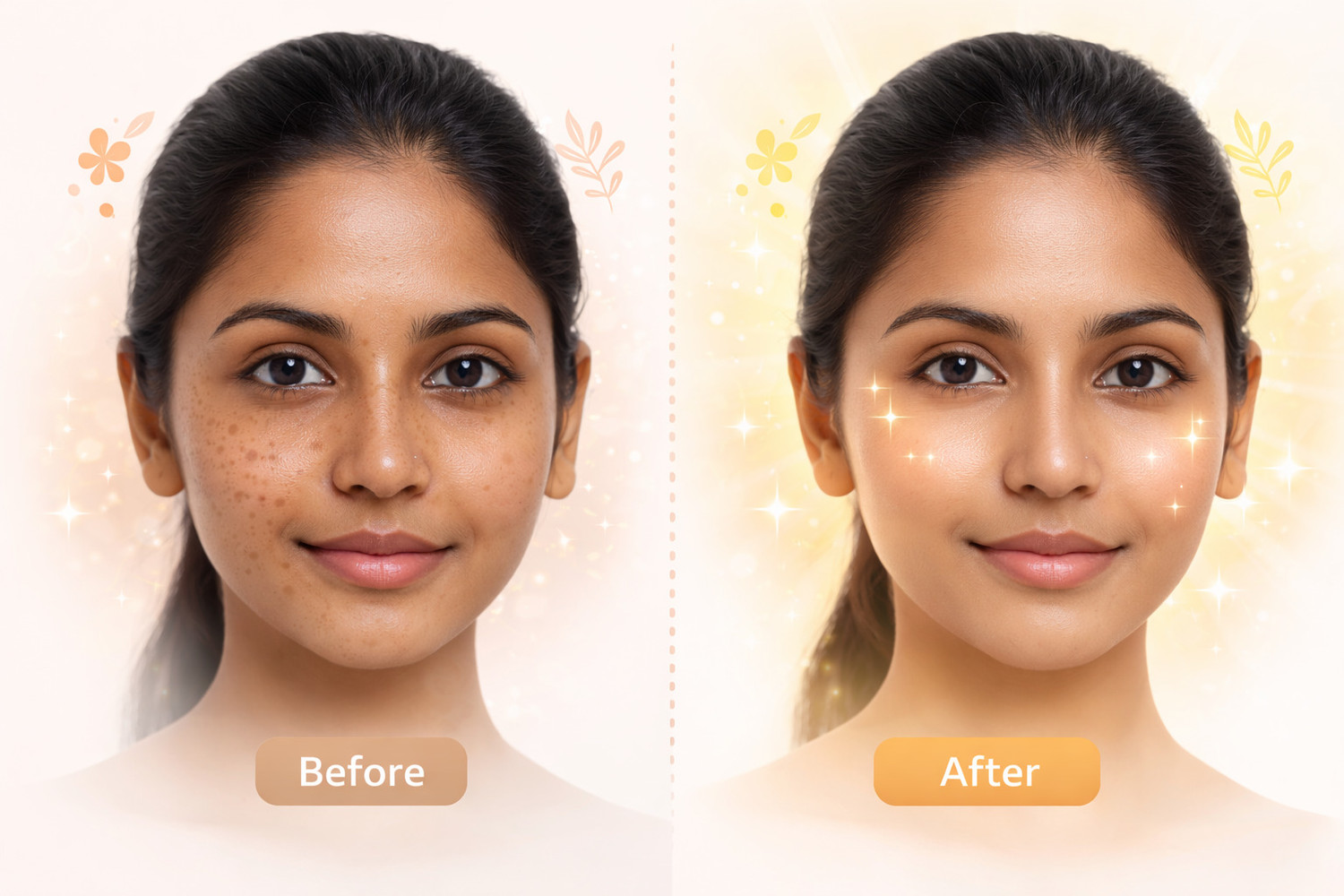 Image of Hegza Vilvah Milk Drops Brightening Serum | Rice Milk & Natural Actives | Brightens Skin & Fades Dark Spots | Lightweight & Non-Sticky | 30 ml