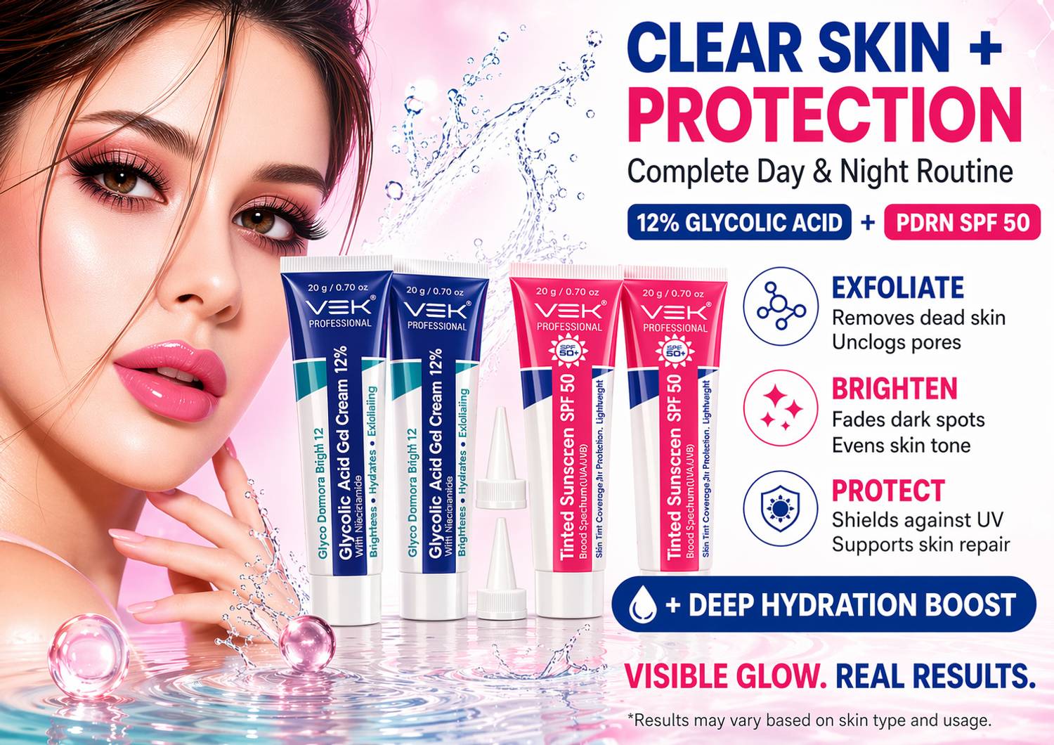 Vsk Professionals 12% Glycolic Acid Pack of 4 · 20 g (80 g total) - Image 5