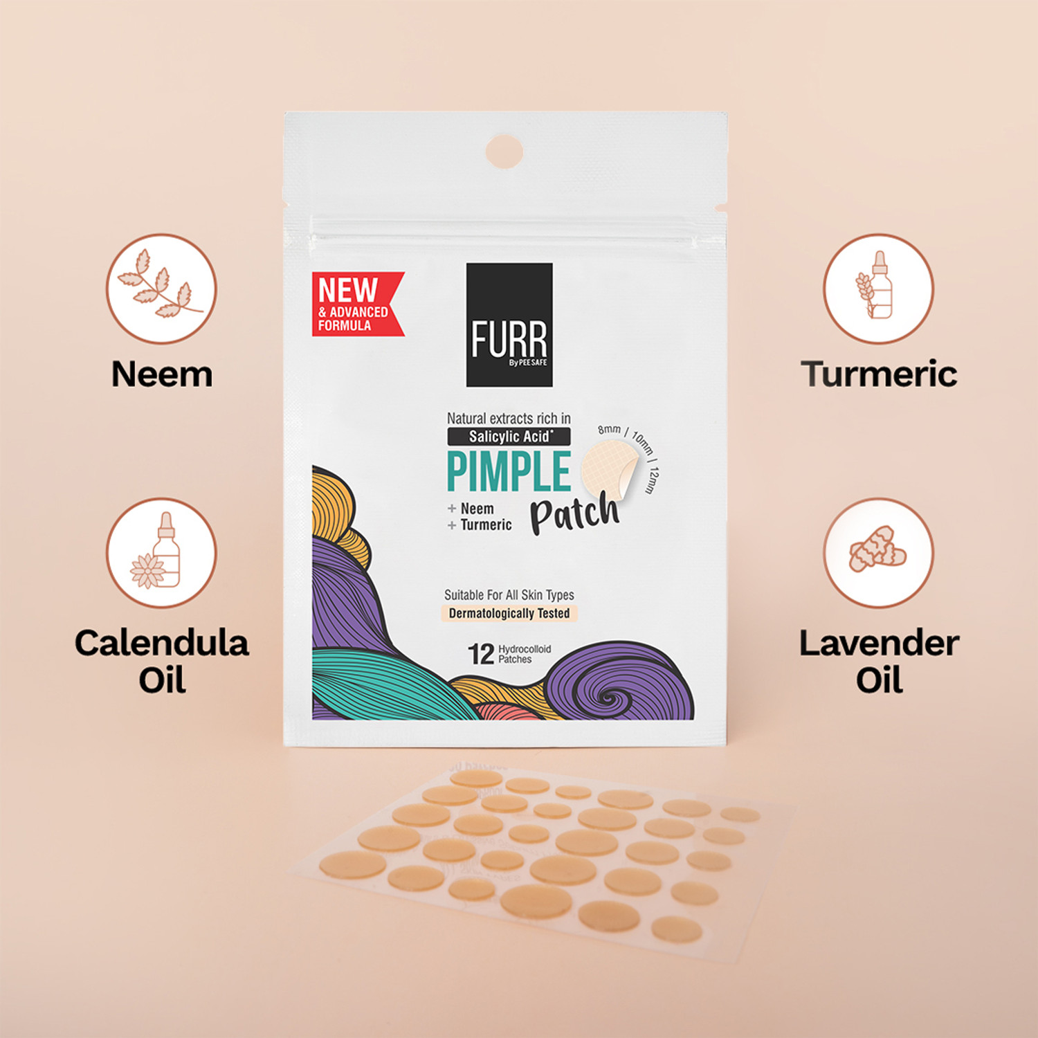 Image of FURR By Pee Safe Pimple Patch 12