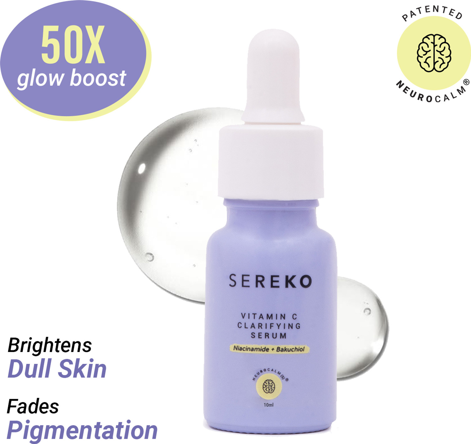 Image of SEREKO 50x Vitamin C Clarifying Face Serum Fades Pigmentation & Dark Spots for Bright Skin
