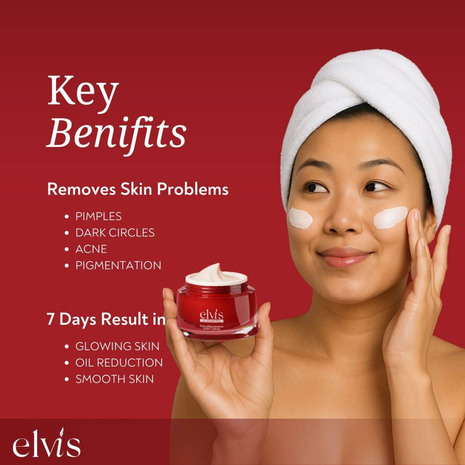 Elvis Face Brightening Night Cream - Image 3
