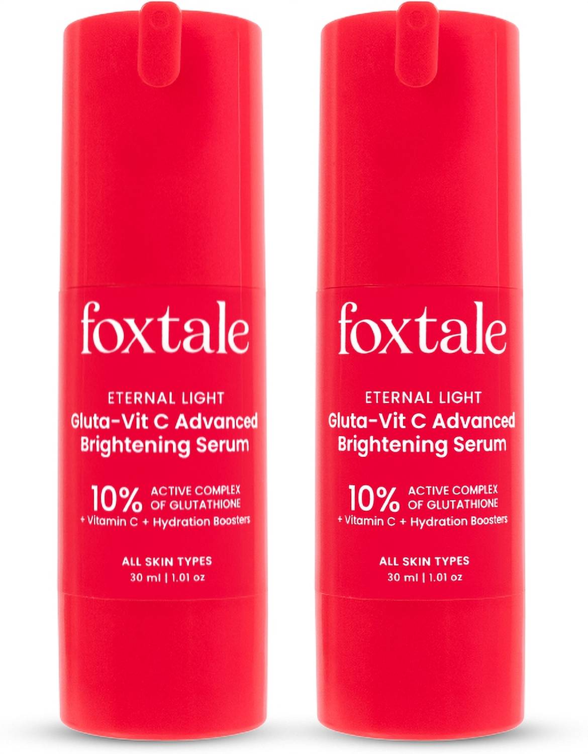 Foxtale 10% Glutathione + Vitamin C Brightening Face Serum 30ml - Image 1