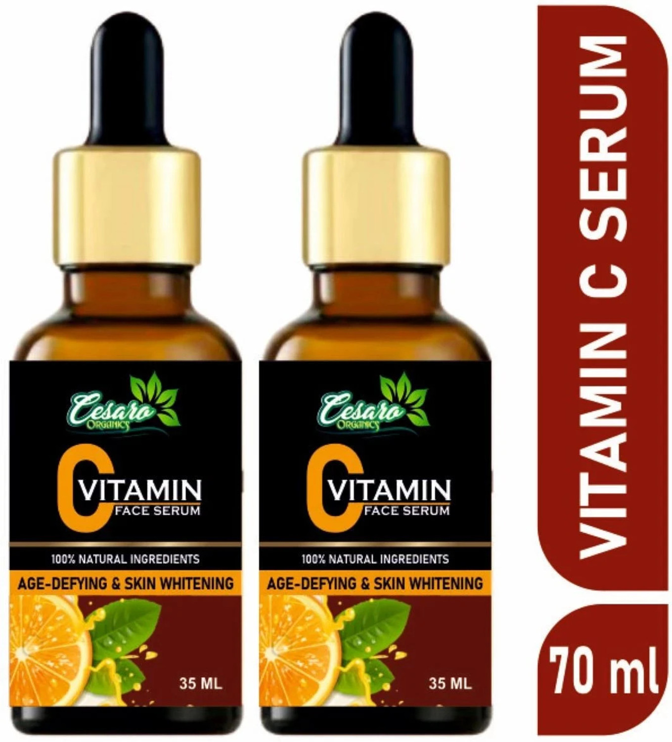 Image of Cesaro Organics Vitamin C Serum For Skin whitening & Hyperpigmentation
