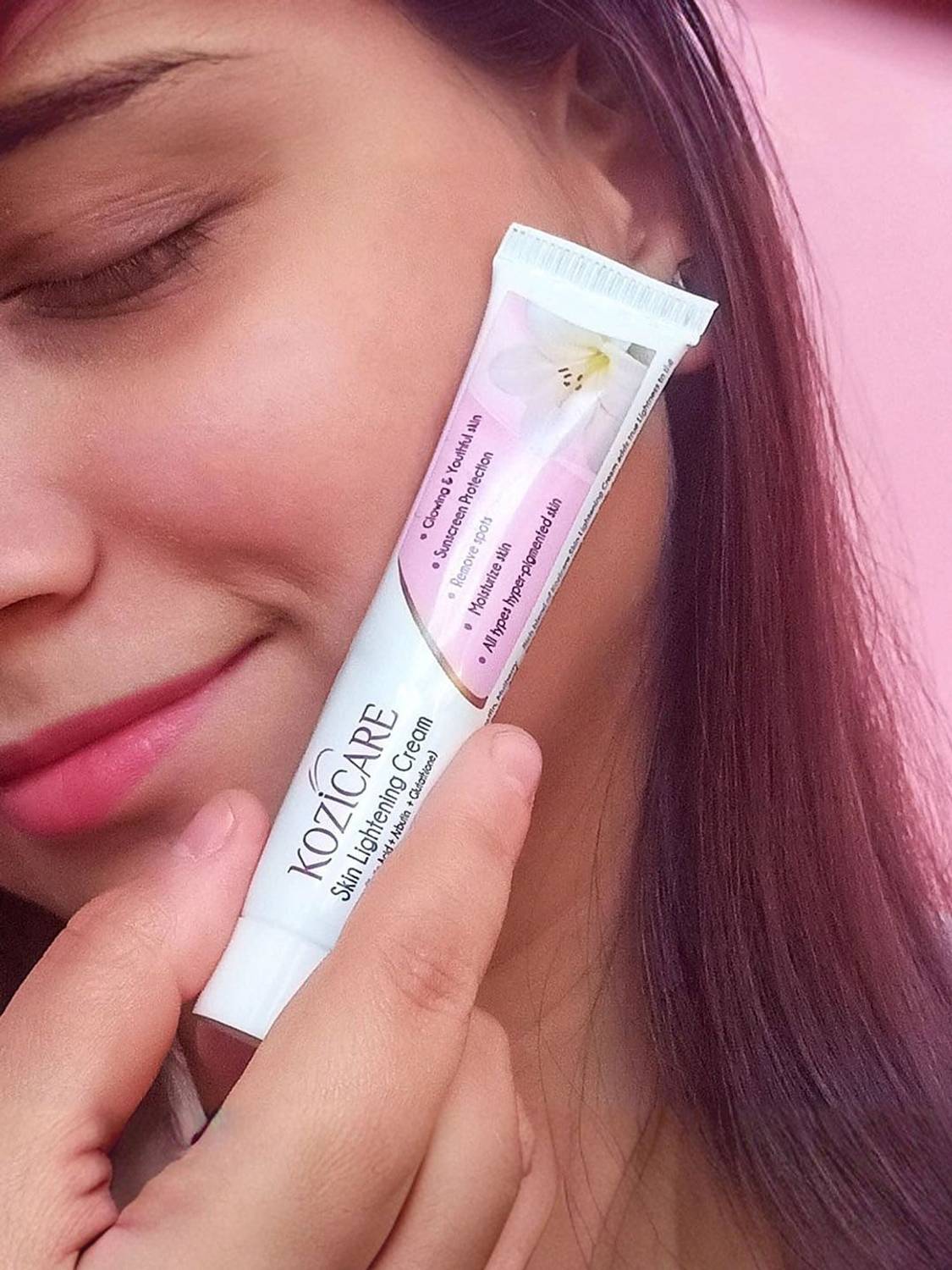 Kozicare Skin Lightening Cream with Kojic Acid, Arbutin, Glutathione - Image 3