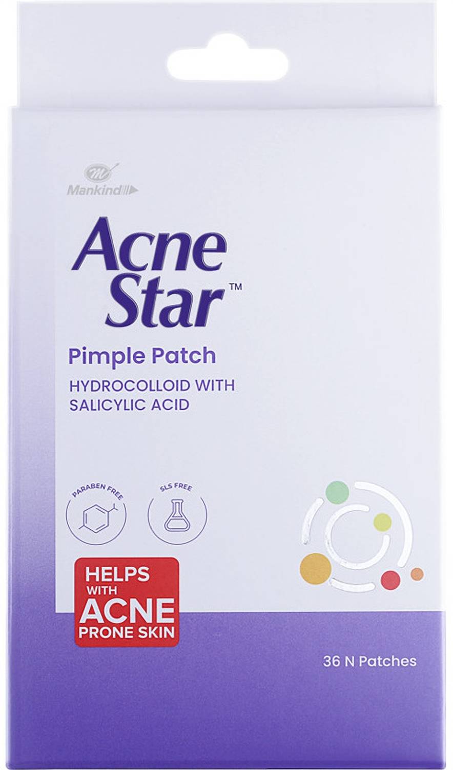 acnestar Anti-Acne Pimple Patch | Hydrocolloid + Salicylic Acid | Clears Pimples
