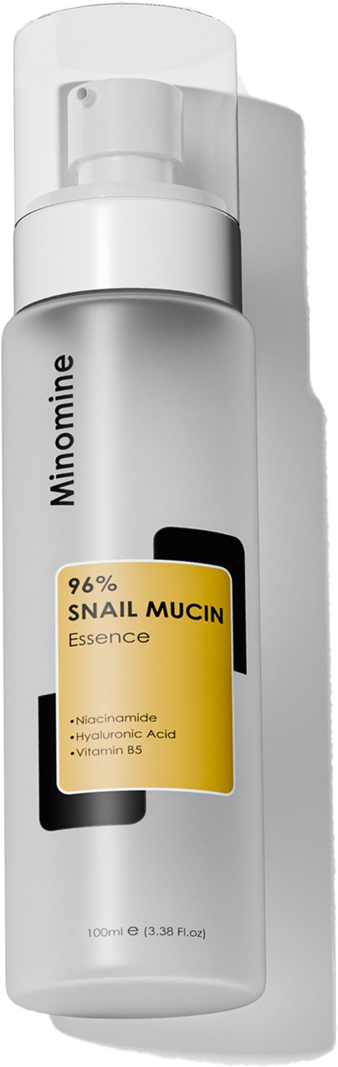 Minomine Advanced Snail 96 Mucin Essence | Korean Skincare Serum for Acne Scars, Hydration & Glowing Skin