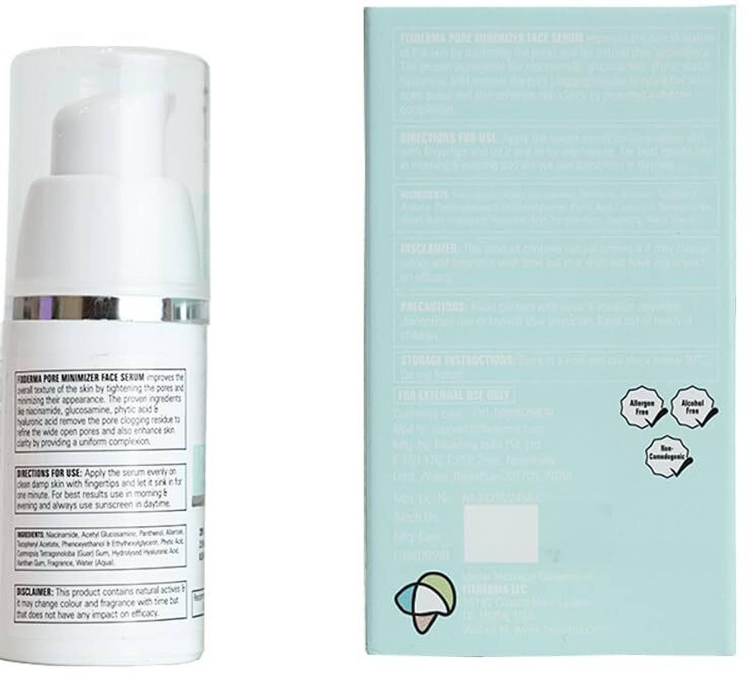 Fixderma 20% Niacinamide Pore Minimizer Face Serum, Tighten Open