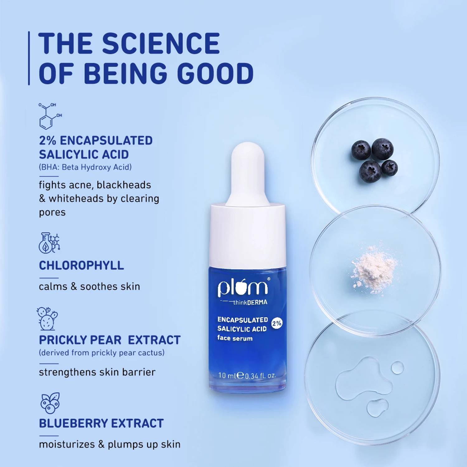 Plum 2% Salicylic Acid Face Serum 10/30ml - Image 3