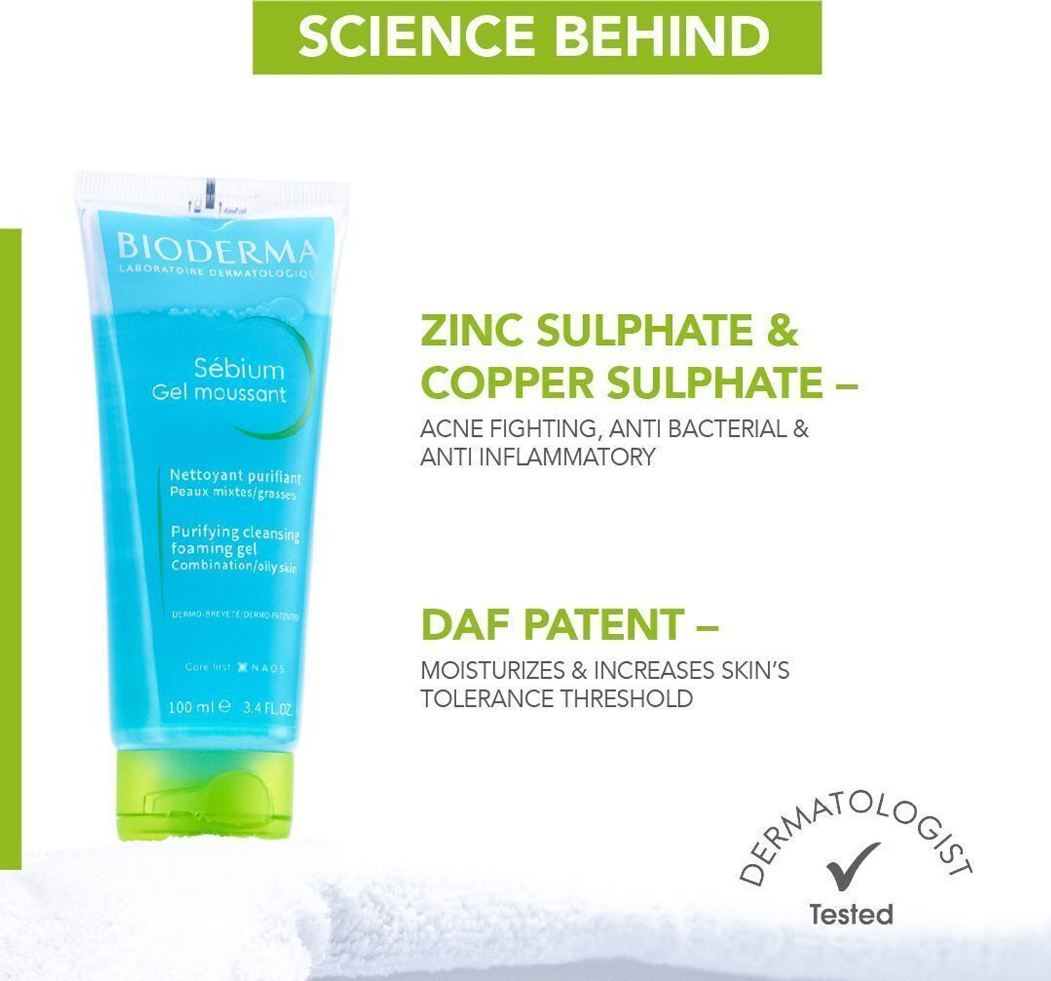 Image of BIODERMA Sebium Gel Moussant Purifying Cleansing Foaming Gel Combination To Oily Skin Face Wash