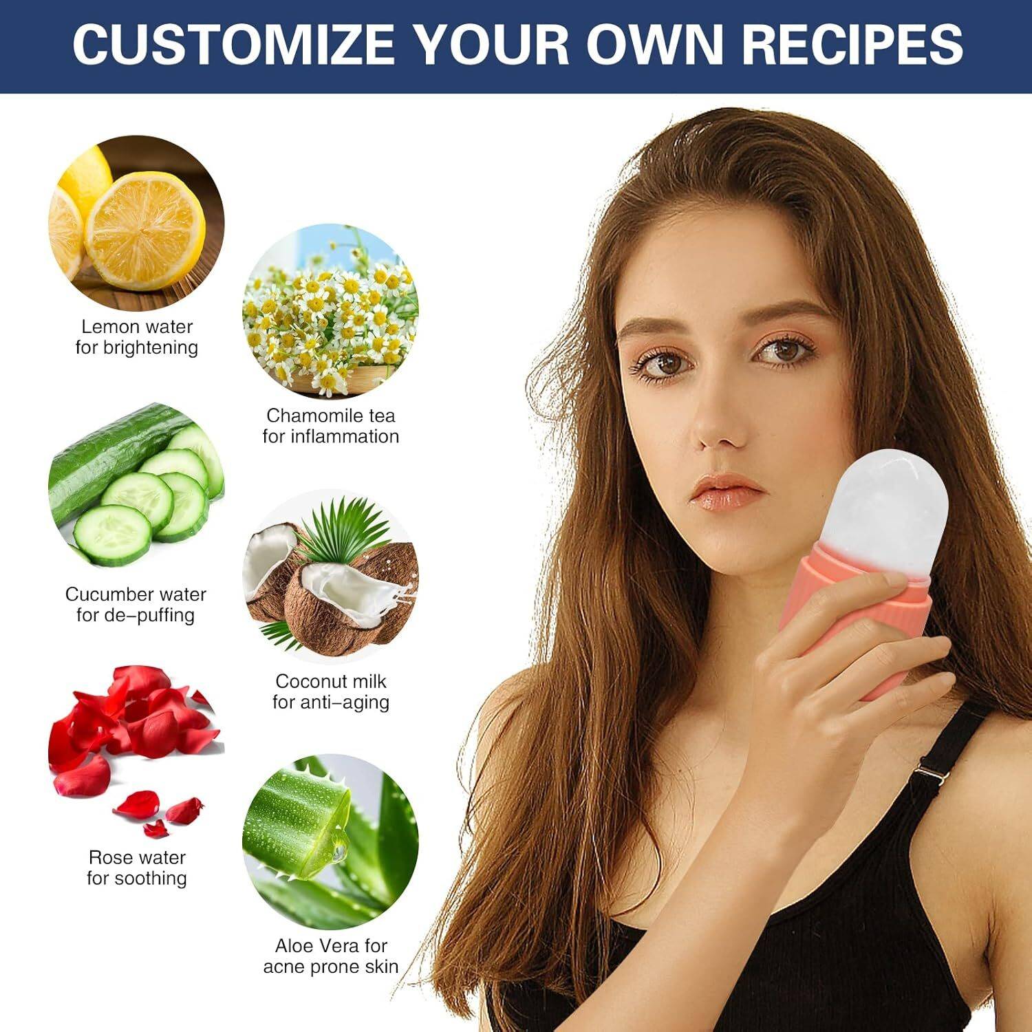 eyurva Silicone Facial Ice Roller - Image 3